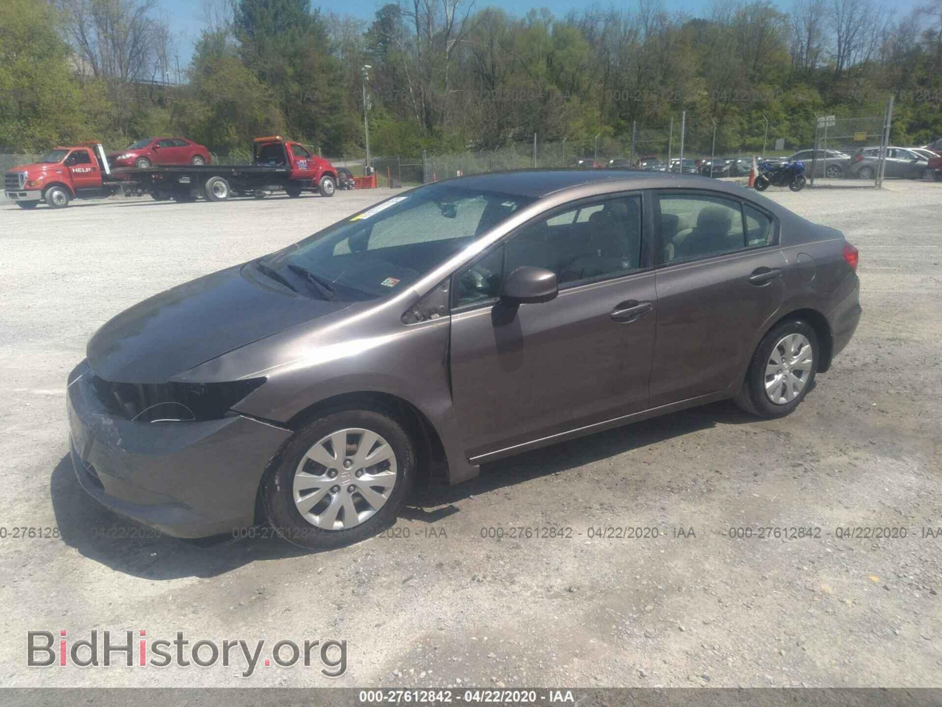 2012 HONDA CIVIC - VIN: 19XFB2F52CE108733 - Фото 2