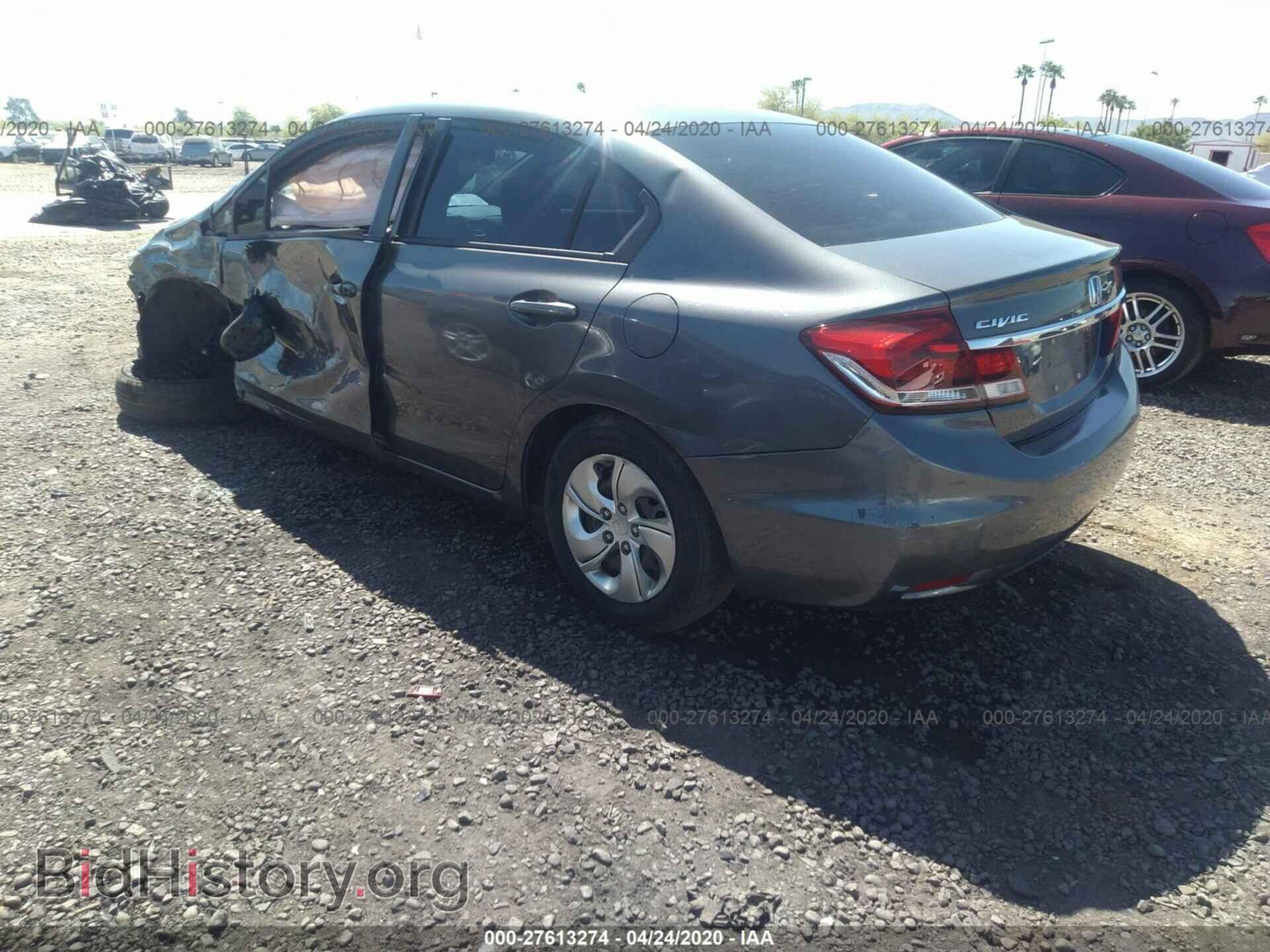 2013 HONDA CIVIC - VIN: 19XFB2F51DE056643 - Фото 3
