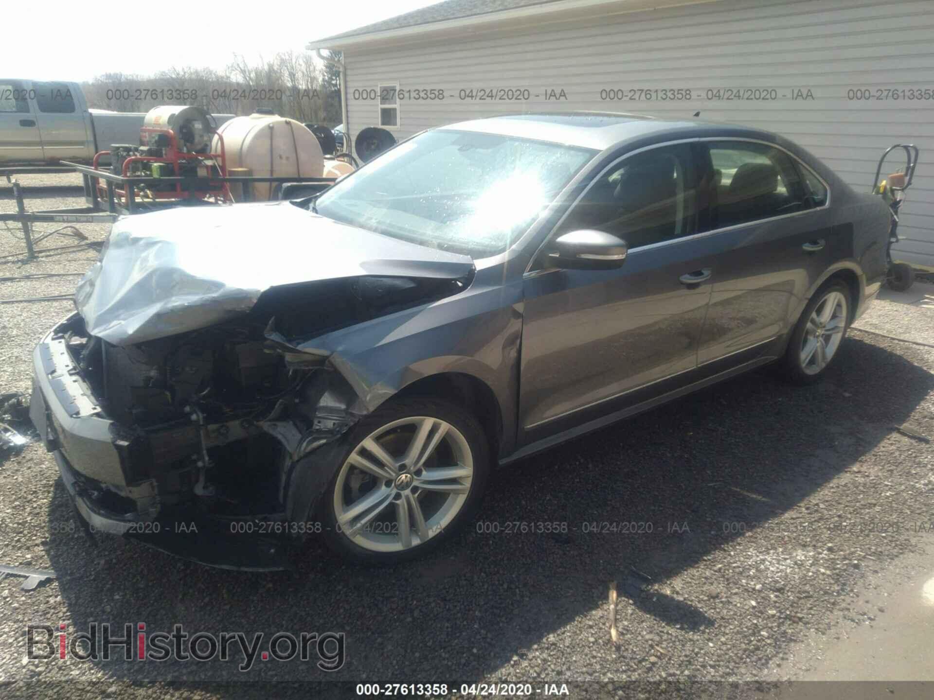 2013 VOLKSWAGEN PASSAT - VIN: 1VWBN7A35DC125847 - Фото 2