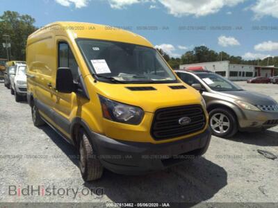 2017 Ford TRANSIT T-150, желтый — VIN 1FTYE1CM4HKB42439, IAAI