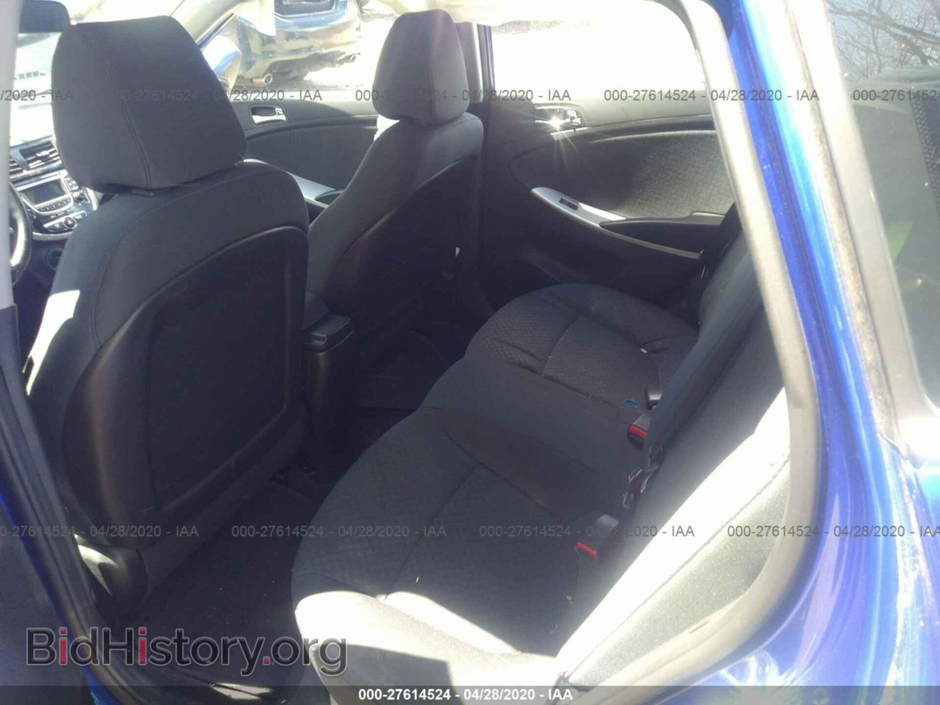 2012 HYUNDAI ACCENT - VIN: KMHCU5AE3CU019837 - Фото 8