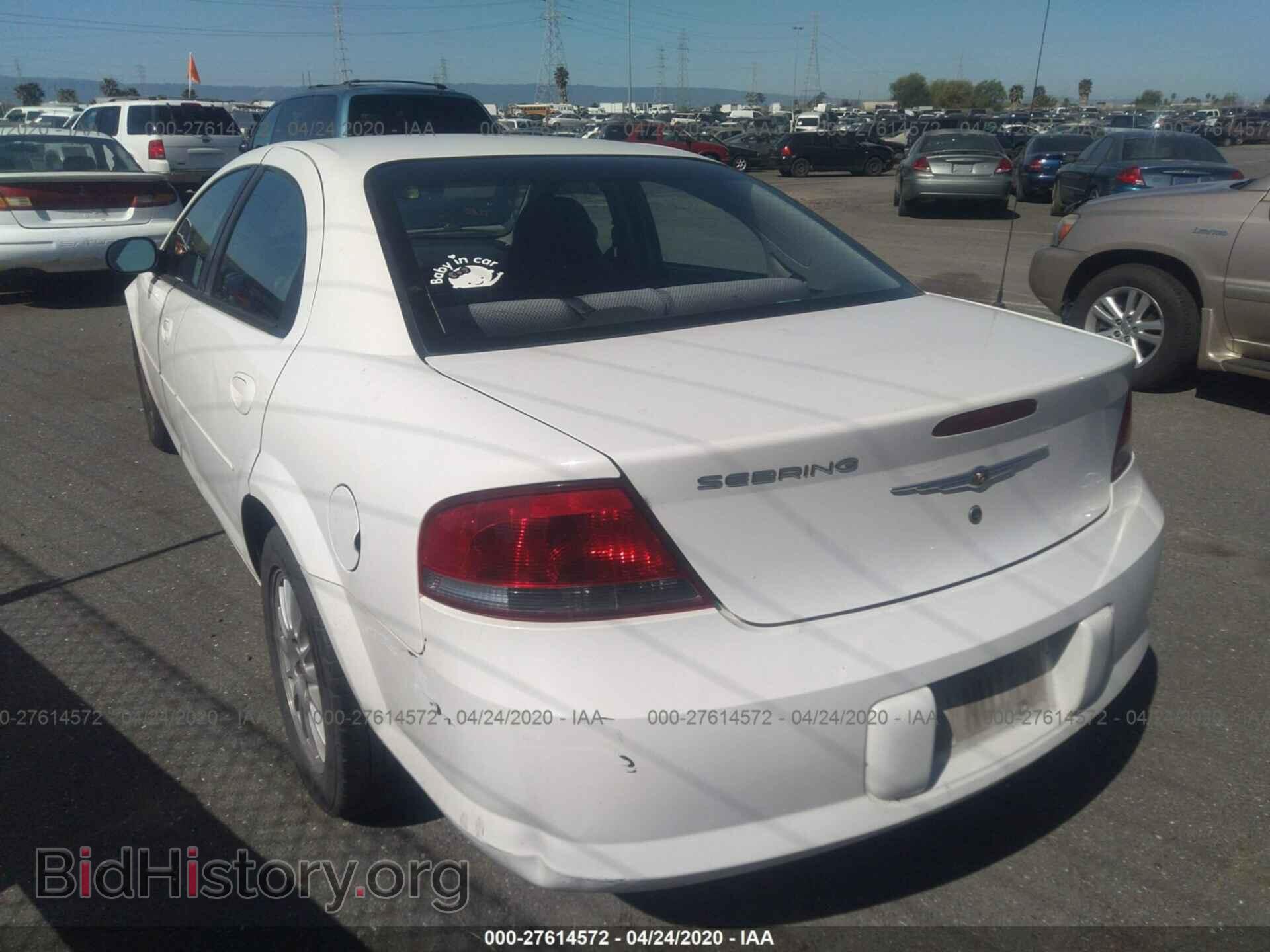 2004 CHRYSLER SEBRING - VIN: 1C3AL46JX4N361588 - Фото 3