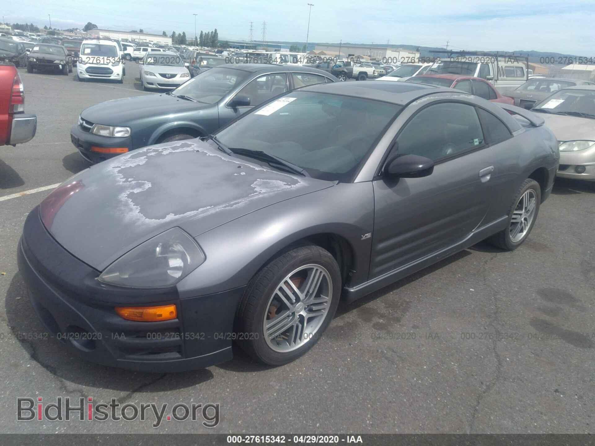 2004 MITSUBISHI ECLIPSE - VIN: 4A3AC74H84E070081 - Фото 2