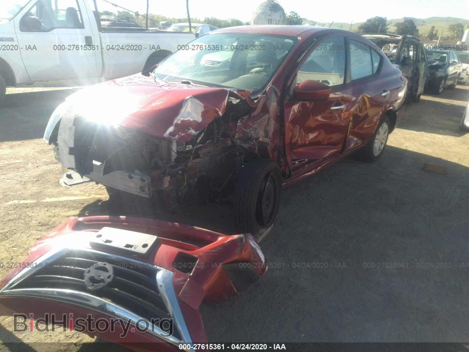 2016 NISSAN VERSA - VIN: 3N1CN7AP1GL807078 - Фото 2