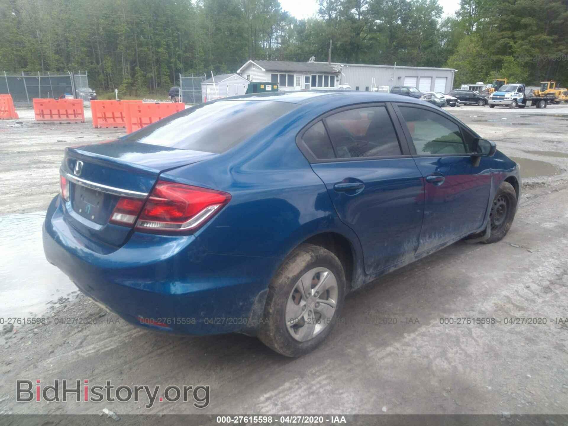 2014 HONDA CIVIC - VIN: 2HGFB2F58EH514329 - Фото 4