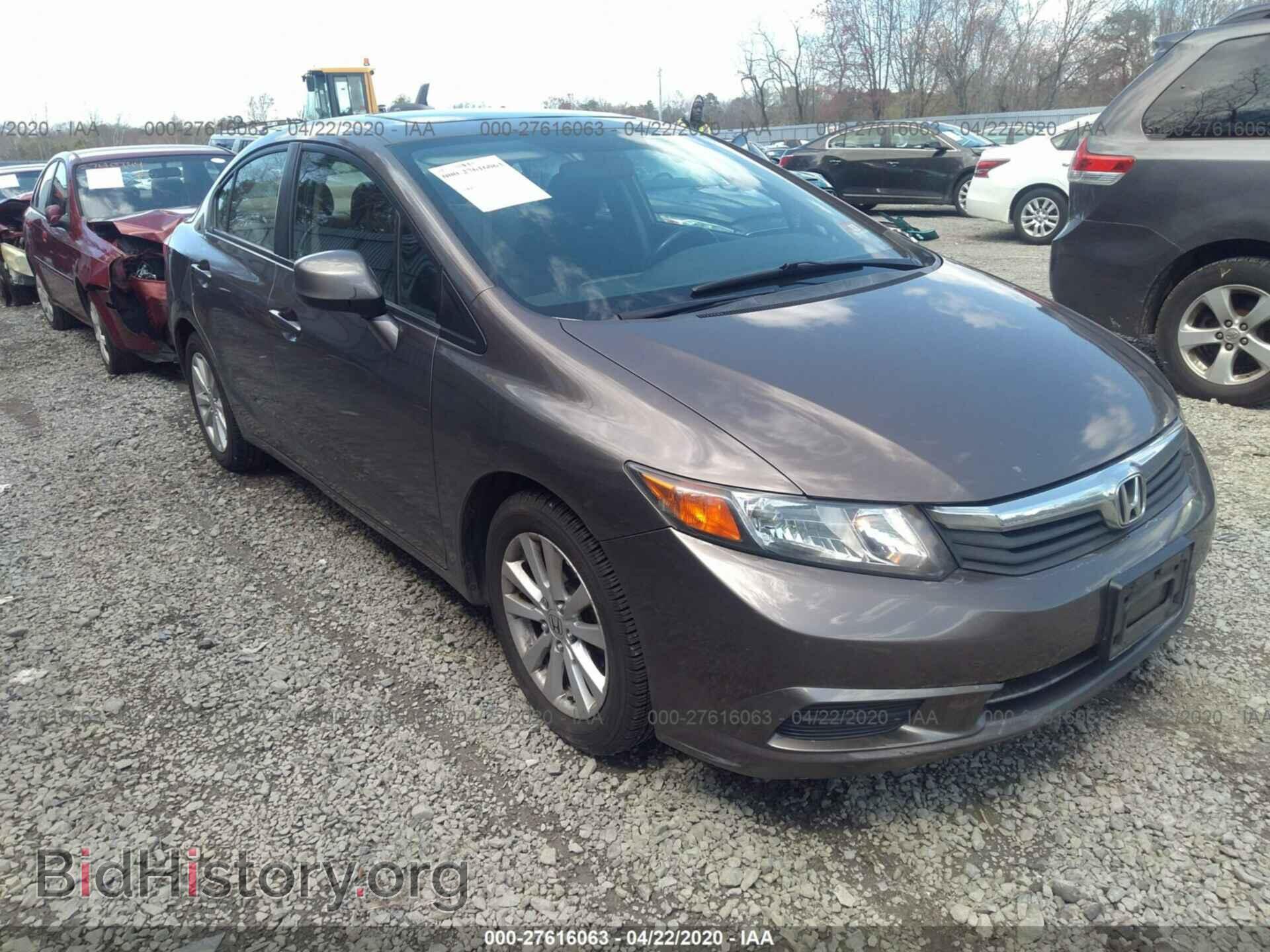 Фотография 2HGFB2F99CH514212 - HONDA CIVIC SDN 2012