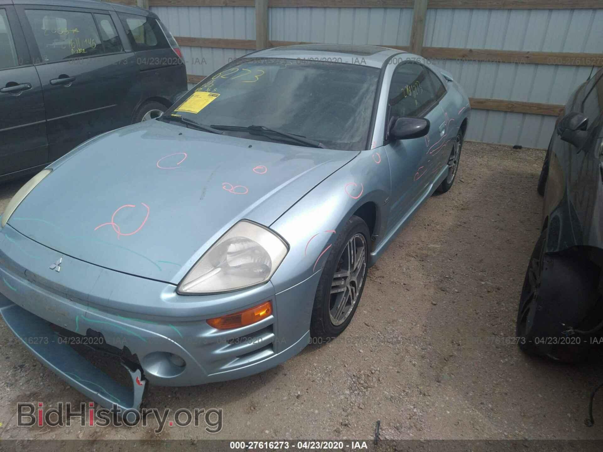 2003 MITSUBISHI ECLIPSE - VIN: 4A3AC74H13E098660 - Фото 2