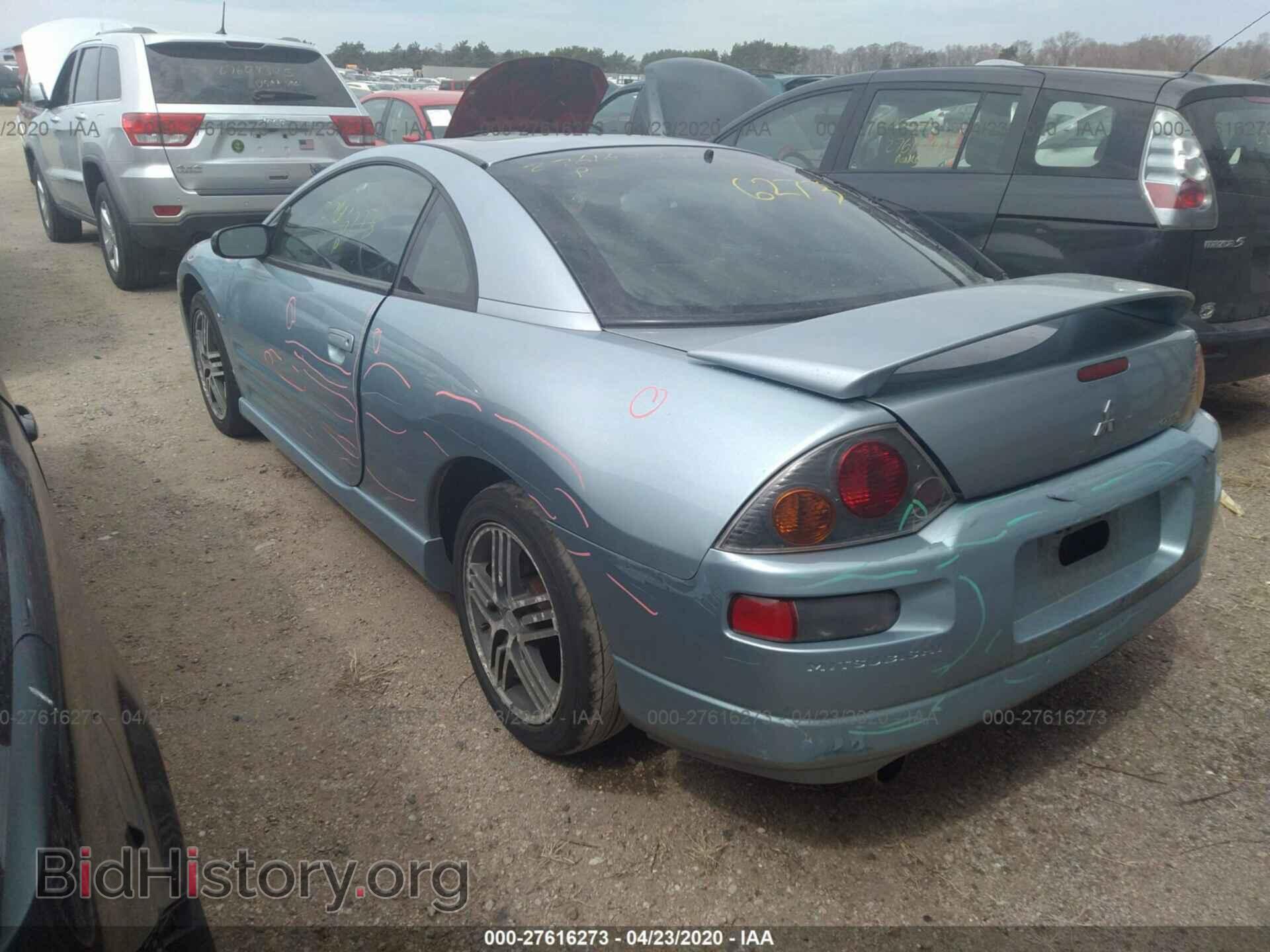2003 MITSUBISHI ECLIPSE - VIN: 4A3AC74H13E098660 - Фото 3