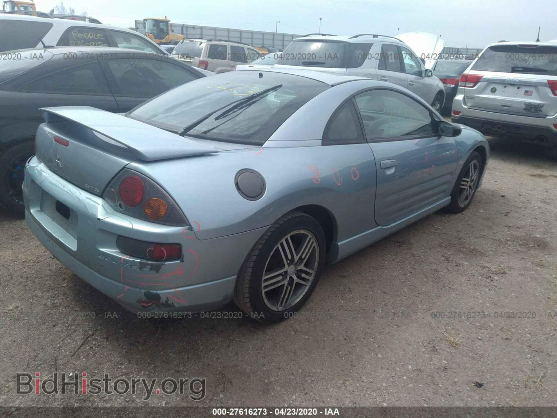 2003 MITSUBISHI ECLIPSE - VIN: 4A3AC74H13E098660 - Фото 4