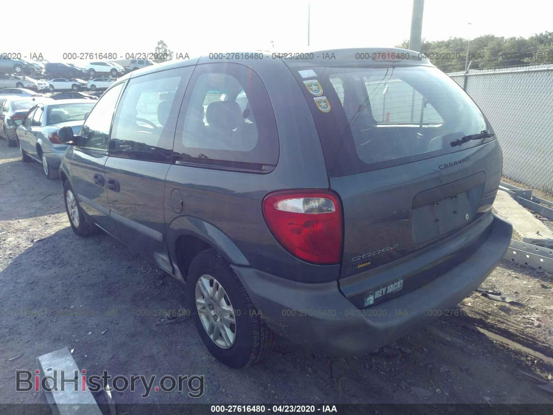 2007 DODGE CARAVAN - VIN: 1D4GP25E17B206004 - Фото 3