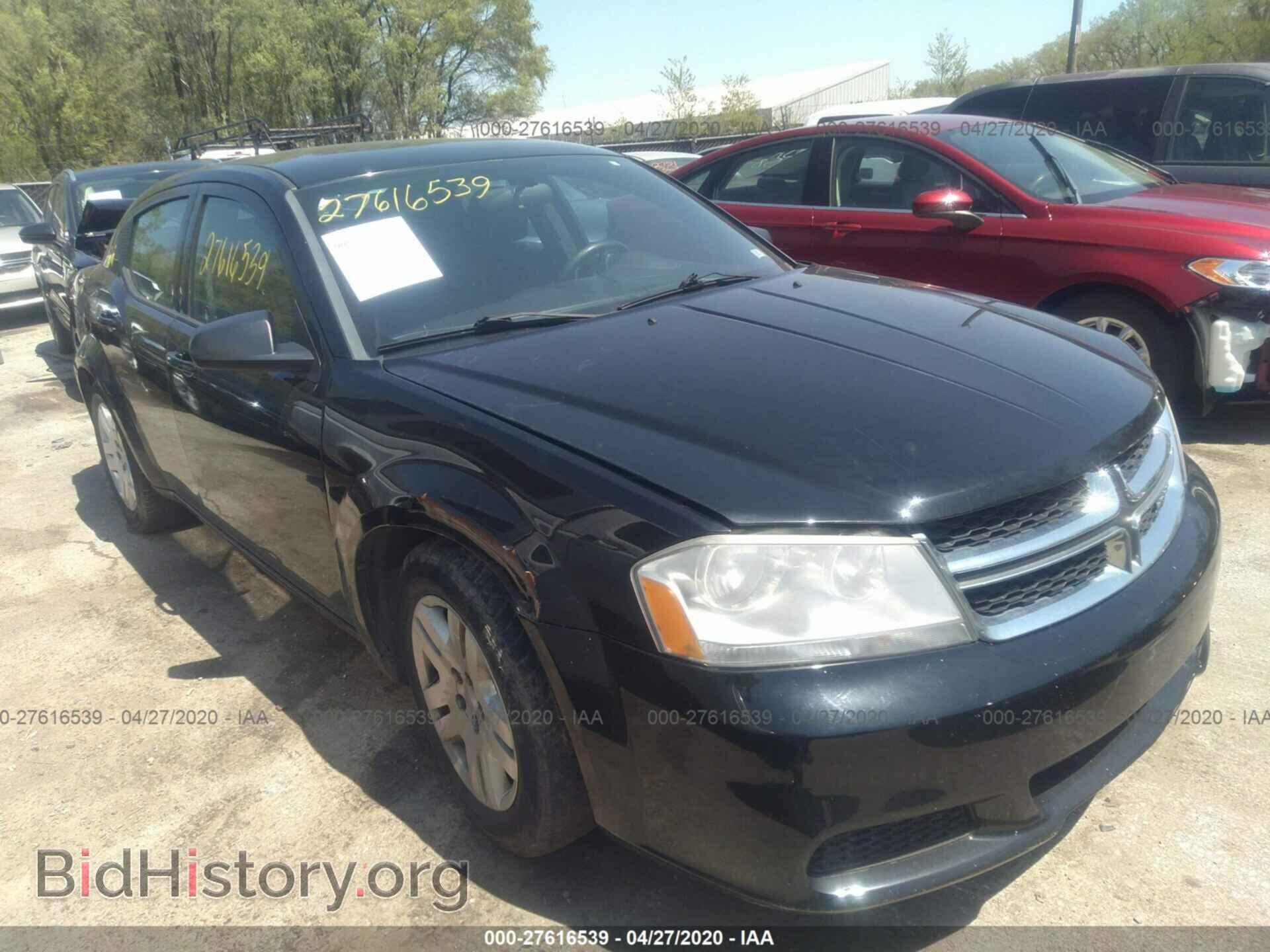 Photo 1C3CDZAB7CN325553 - DODGE AVENGER 2012