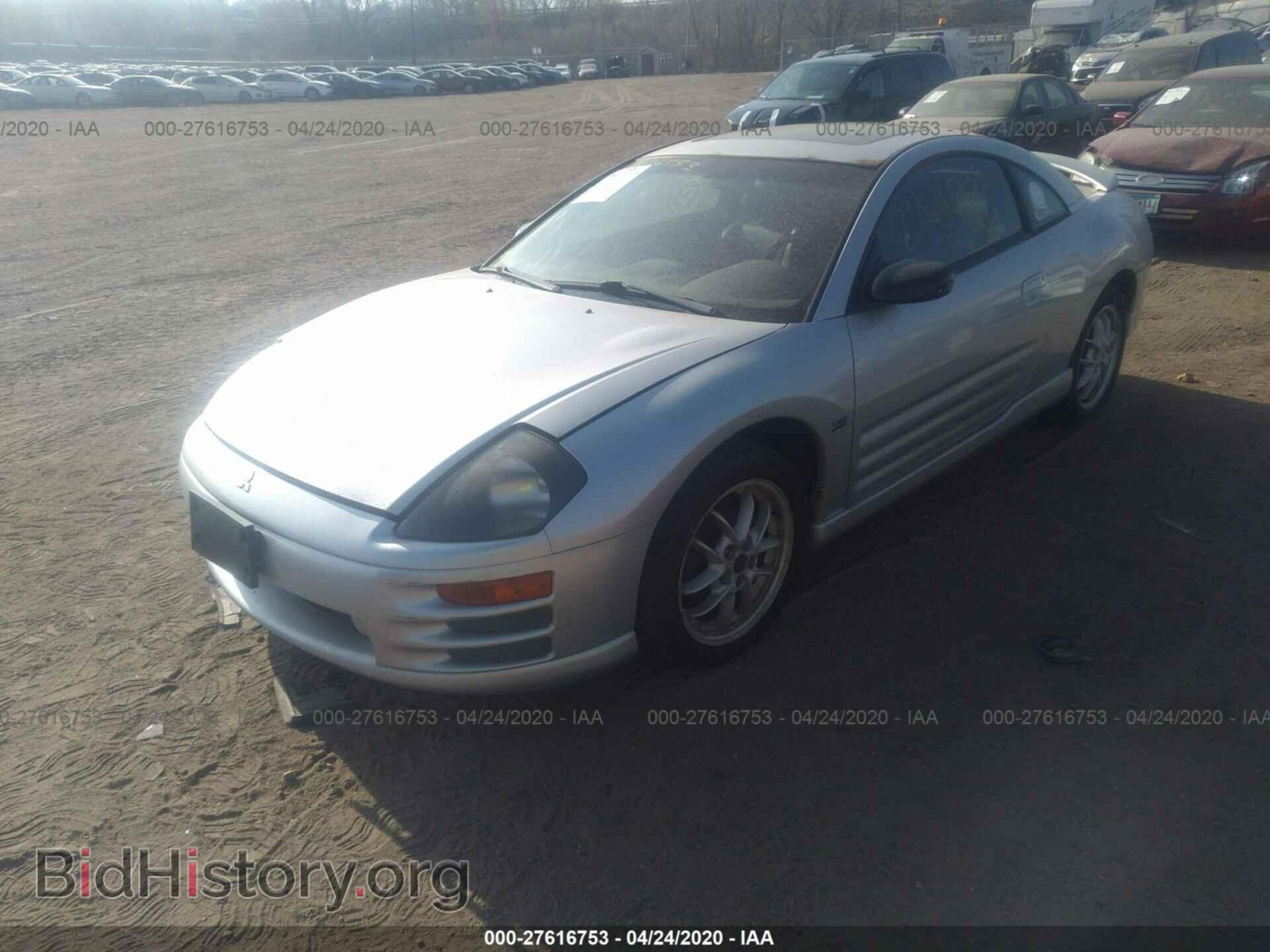 2002 MITSUBISHI ECLIPSE - VIN: 4A3AC54HX2E085585 - Фото 2