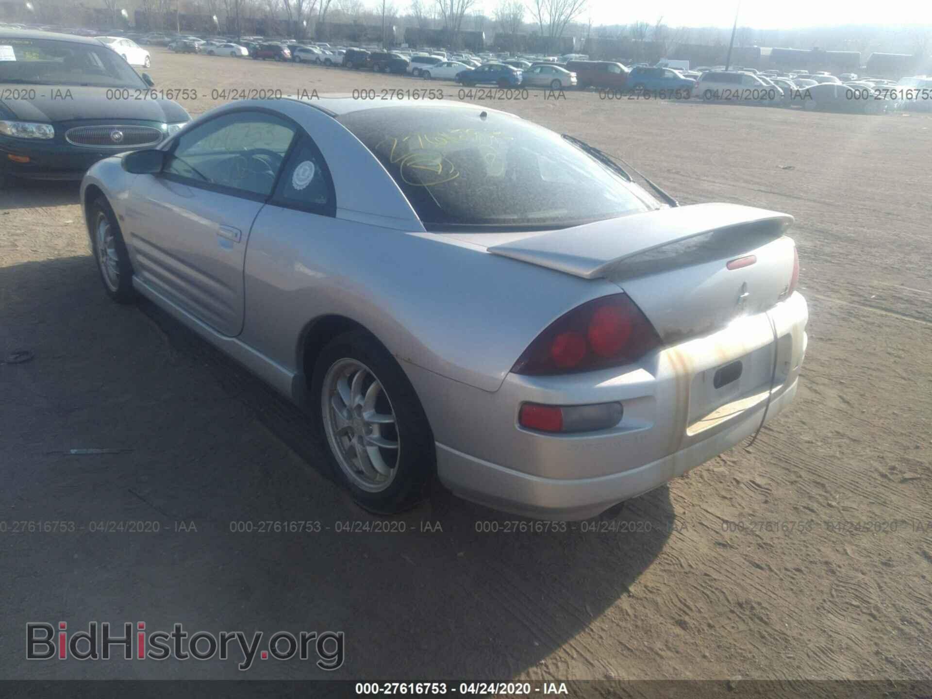 2002 MITSUBISHI ECLIPSE - VIN: 4A3AC54HX2E085585 - Фото 3