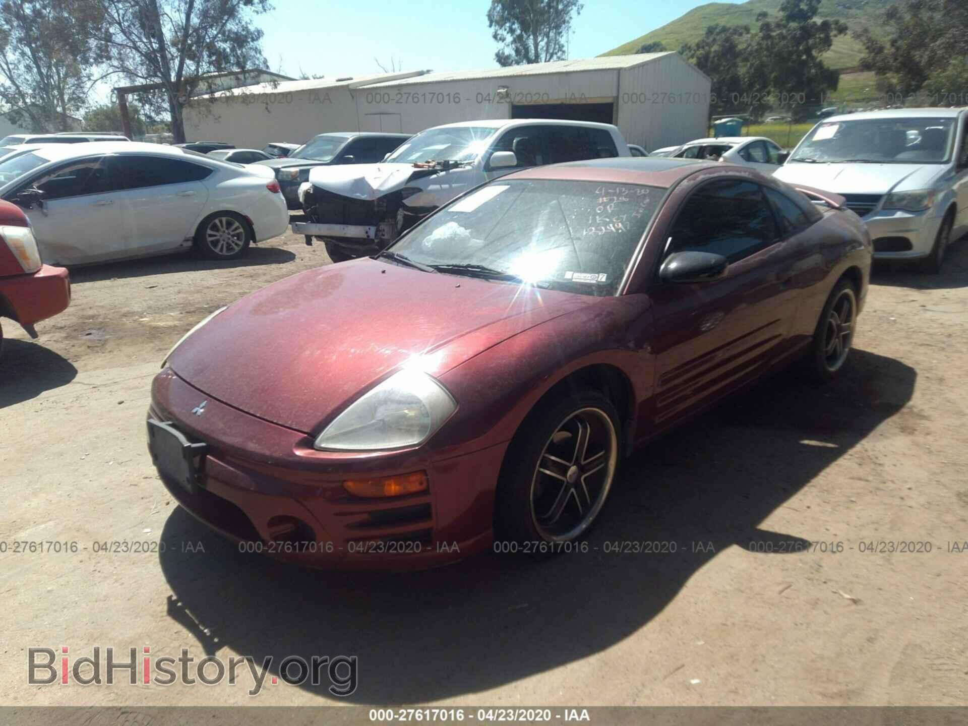 2004 MITSUBISHI ECLIPSE - VIN: 4A3AC44G84E053643 - Фото 2