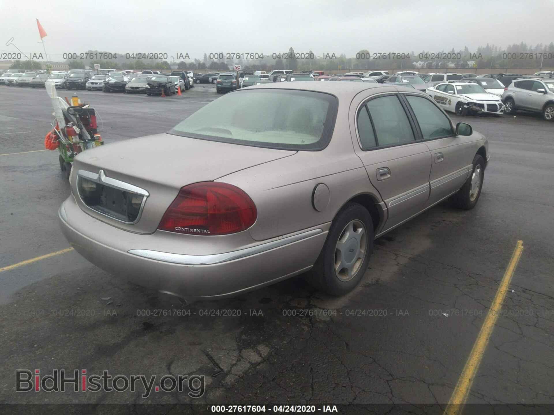 2001 LINCOLN CONTINENTAL - VIN: 1LNHM97V01Y662947 - Фото 4