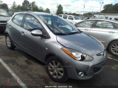 2012 Mazda MAZDA2, gray — VIN JM1DE1LY2C0142820, IAAI