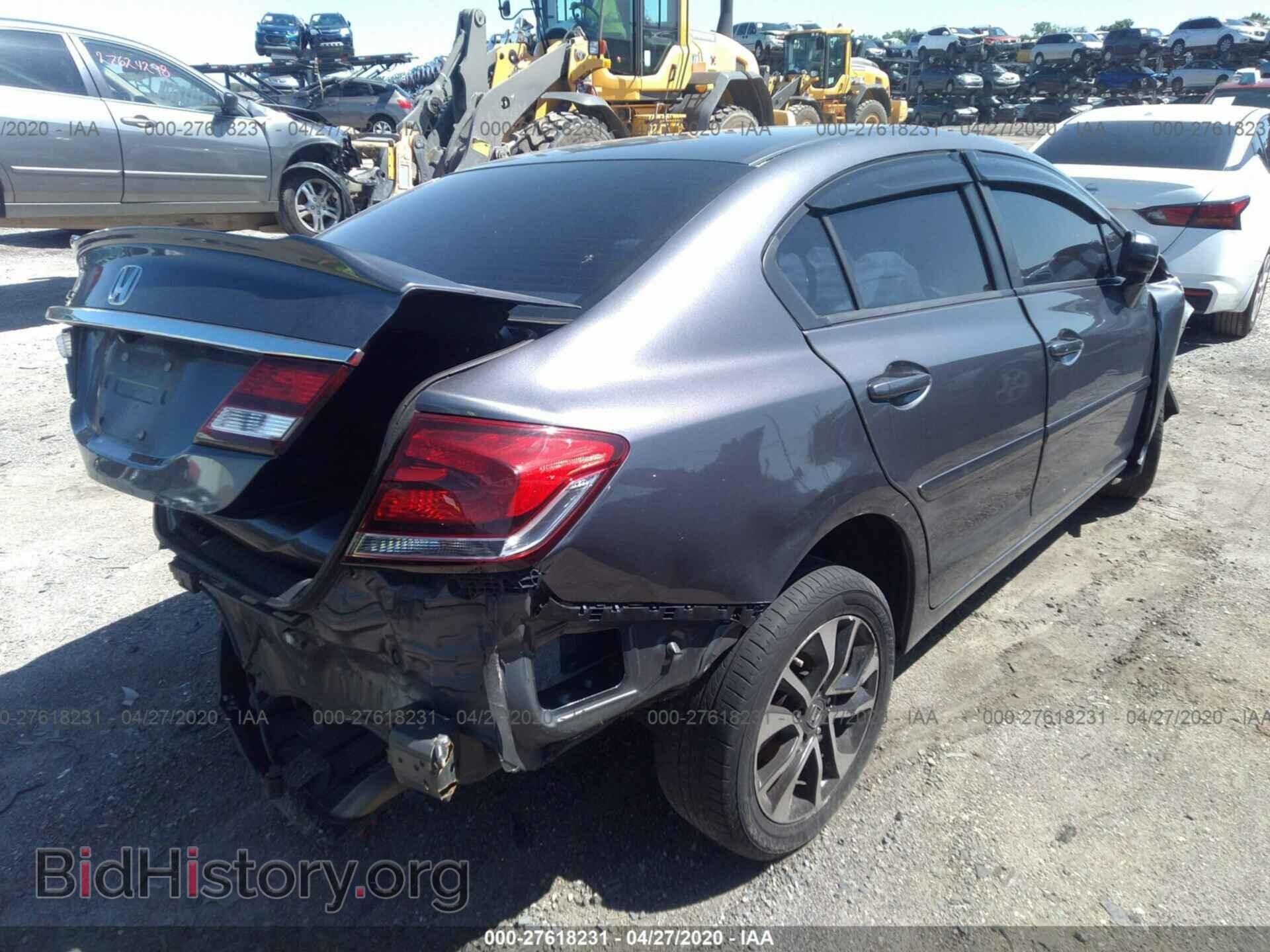 2014 HONDA CIVIC - VIN: 19XFB2F83EE032422 - Фото 4