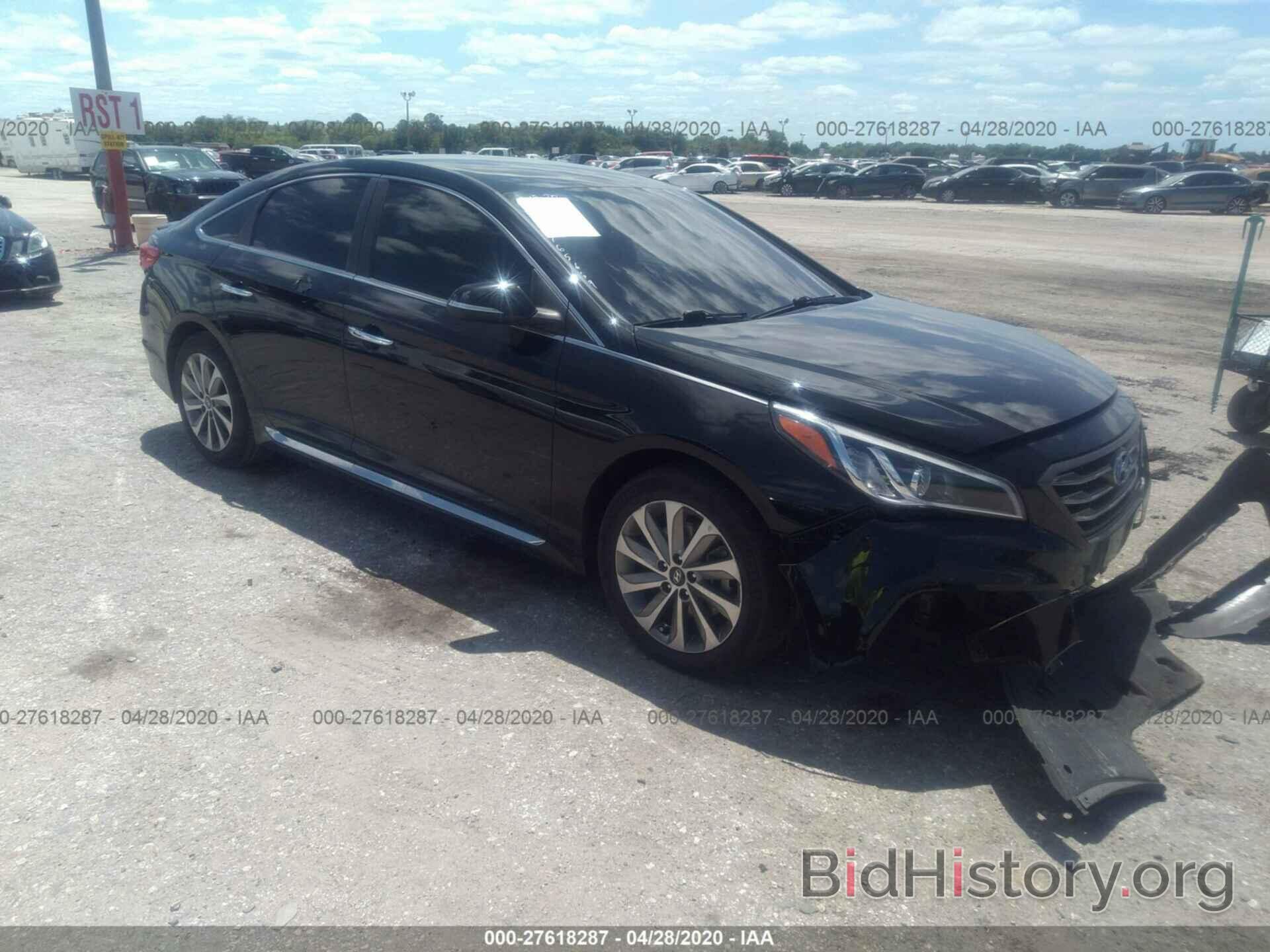 Photo 5NPE34AF1FH165669 - HYUNDAI SONATA 2015