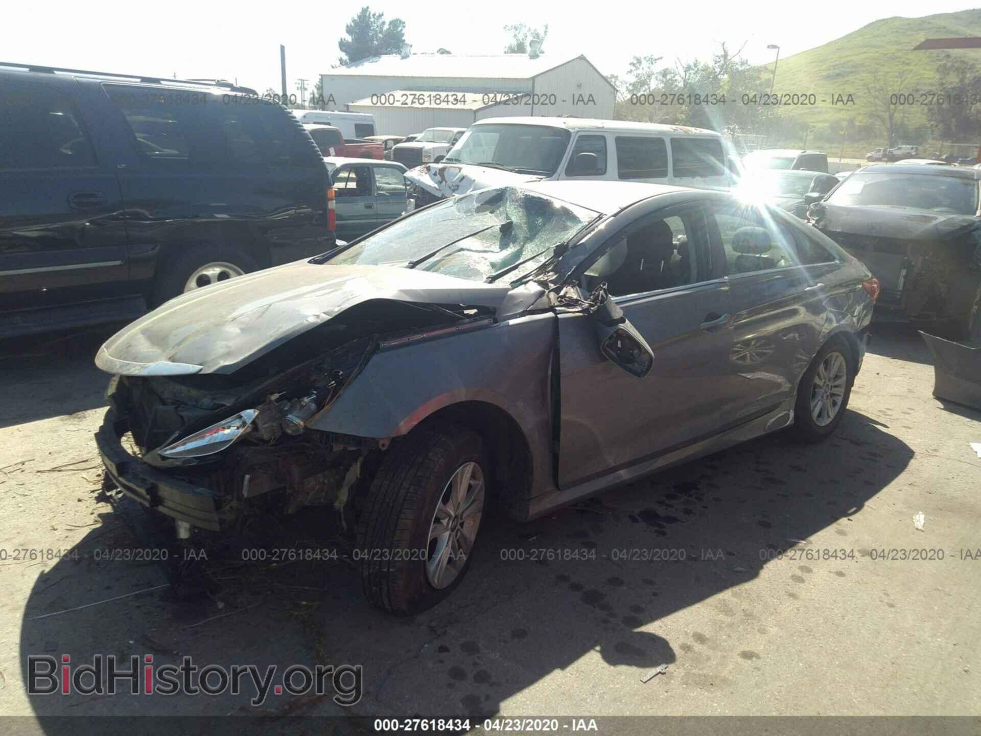 2014 HYUNDAI SONATA - VIN: 5NPEB4AC4EH833326 - Фото 2