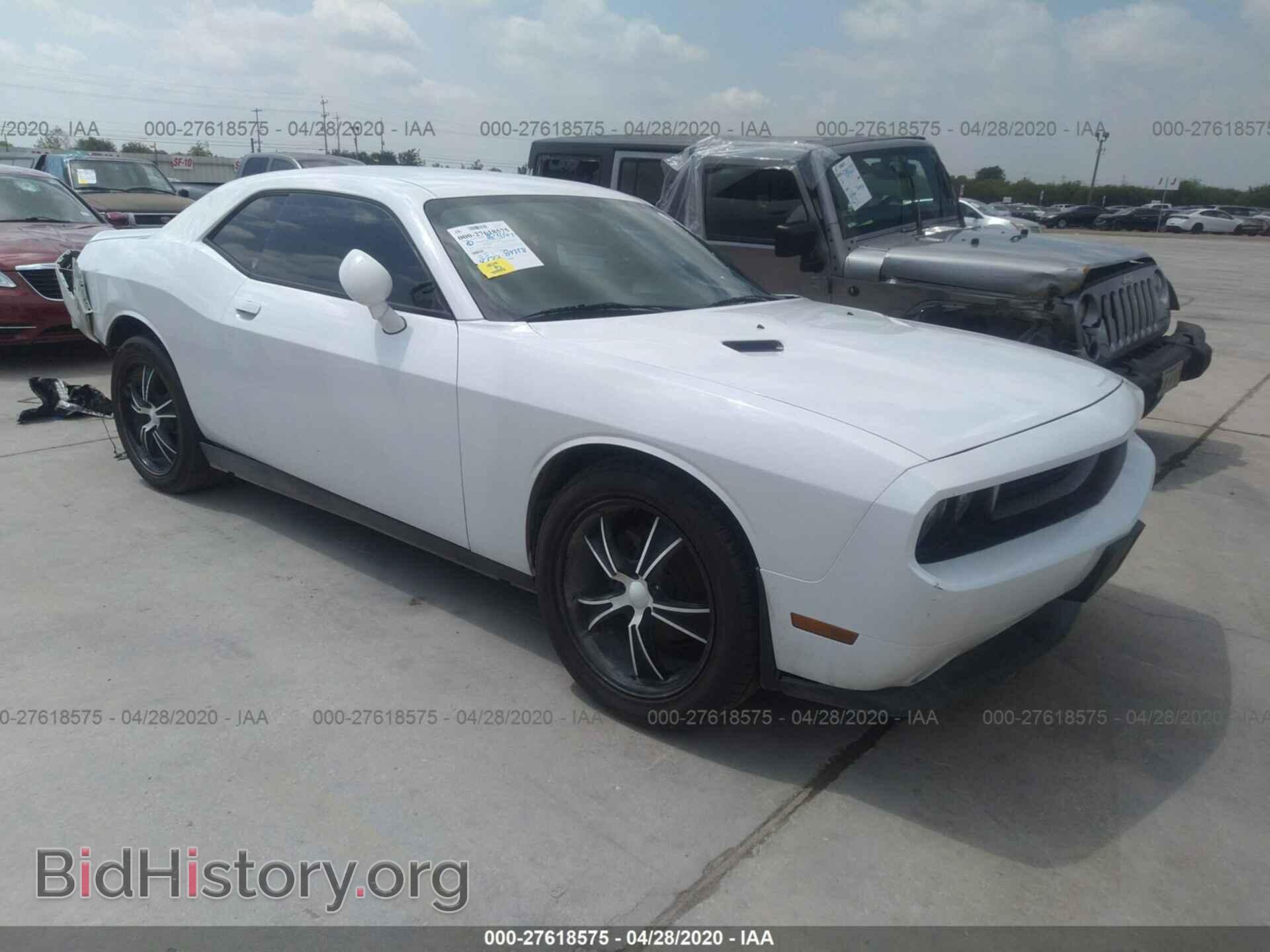 Photo 2C3CDYAG4CH189347 - DODGE CHALLENGER 2012
