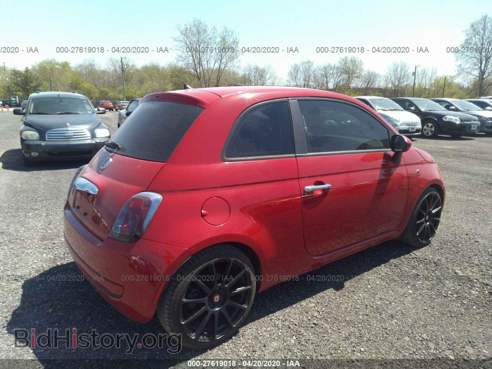 2012 FIAT 500 - VIN: 3C3CFFAR2CT302011 - Фото 4
