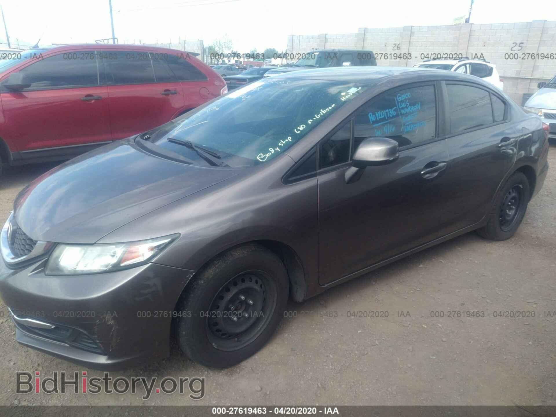 2013 HONDA CIVIC - VIN: 2HGFB2F53DH593441 - Фото 2