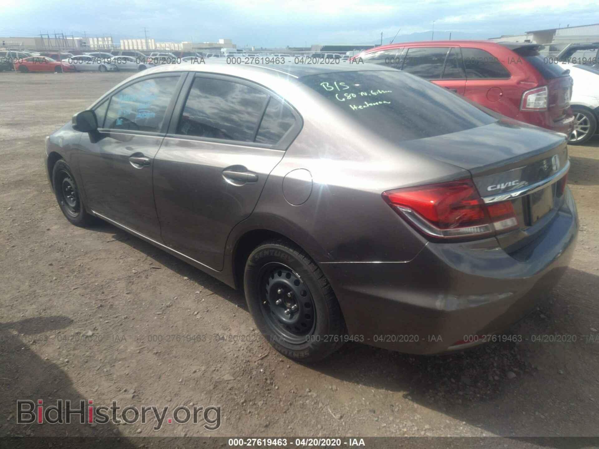 2013 HONDA CIVIC - VIN: 2HGFB2F53DH593441 - Фото 3