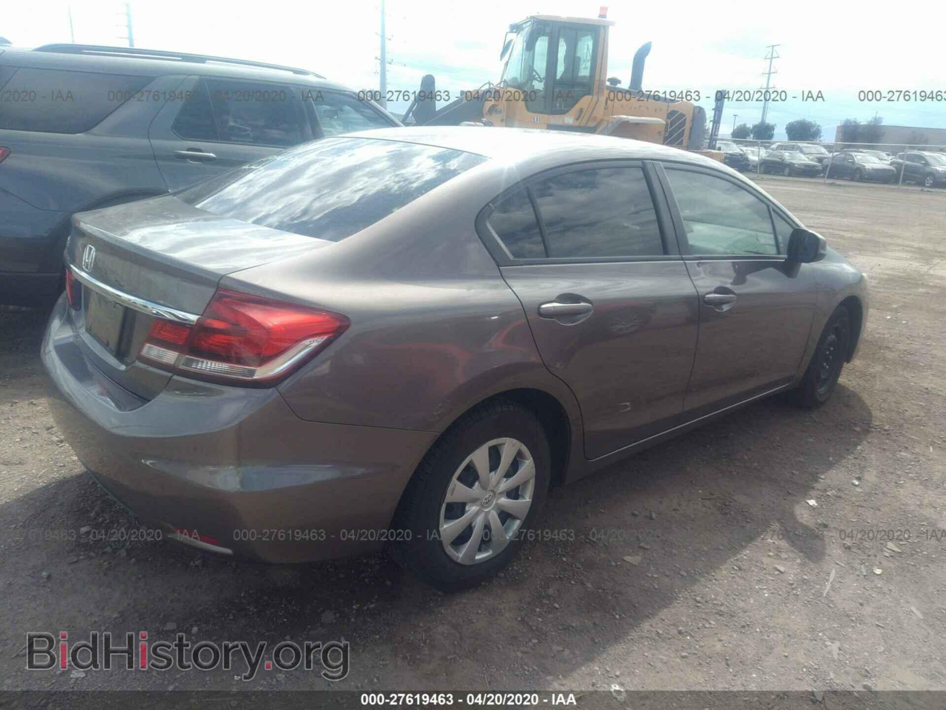 2013 HONDA CIVIC - VIN: 2HGFB2F53DH593441 - Фото 4