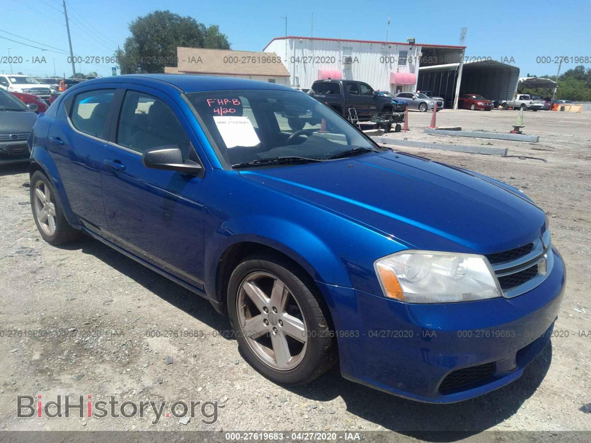 Фотография 1C3CDZAB6DN648431 - DODGE AVENGER 2013