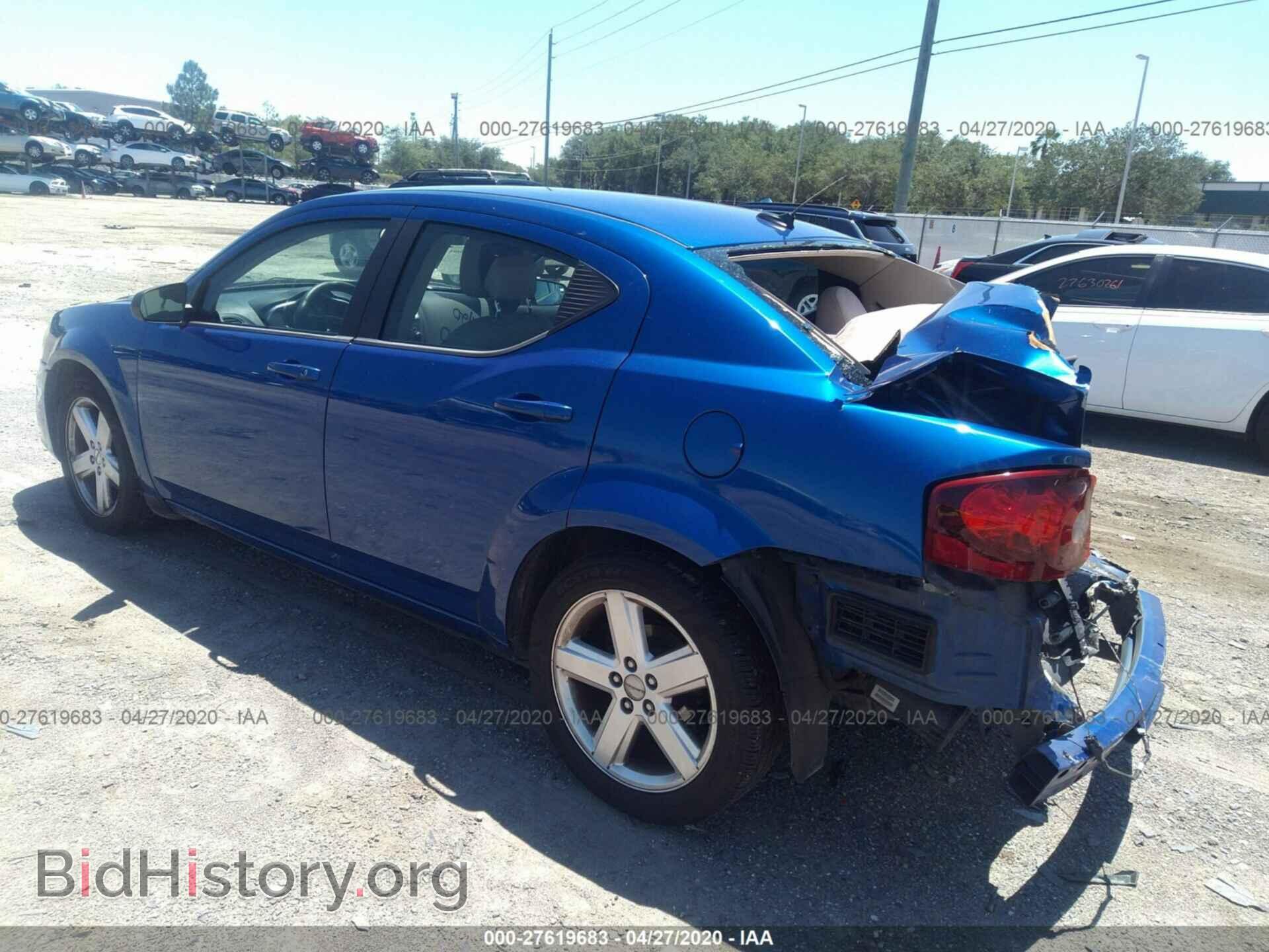 2013 DODGE AVENGER - VIN: 1C3CDZAB6DN648431 - Фото 3