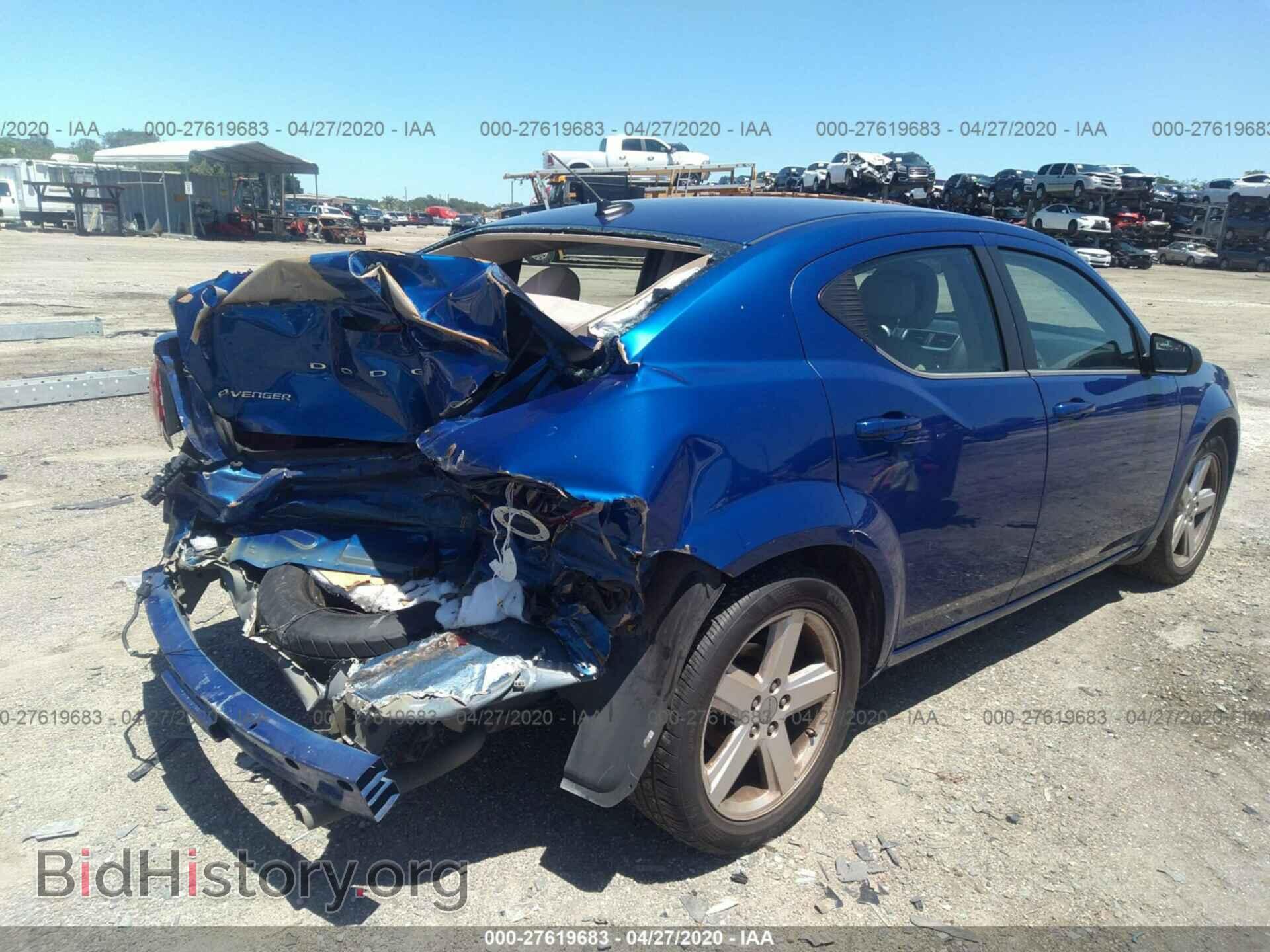 2013 DODGE AVENGER - VIN: 1C3CDZAB6DN648431 - Фото 4