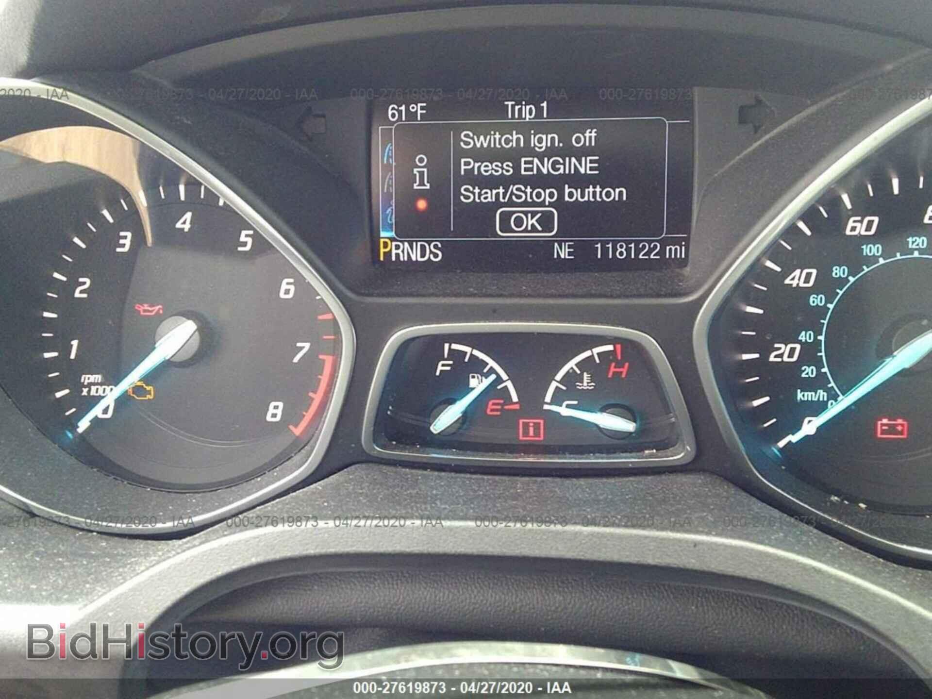 2015 FORD ESCAPE - VIN: 1FMCU9J96FUA15327 - Фото 7