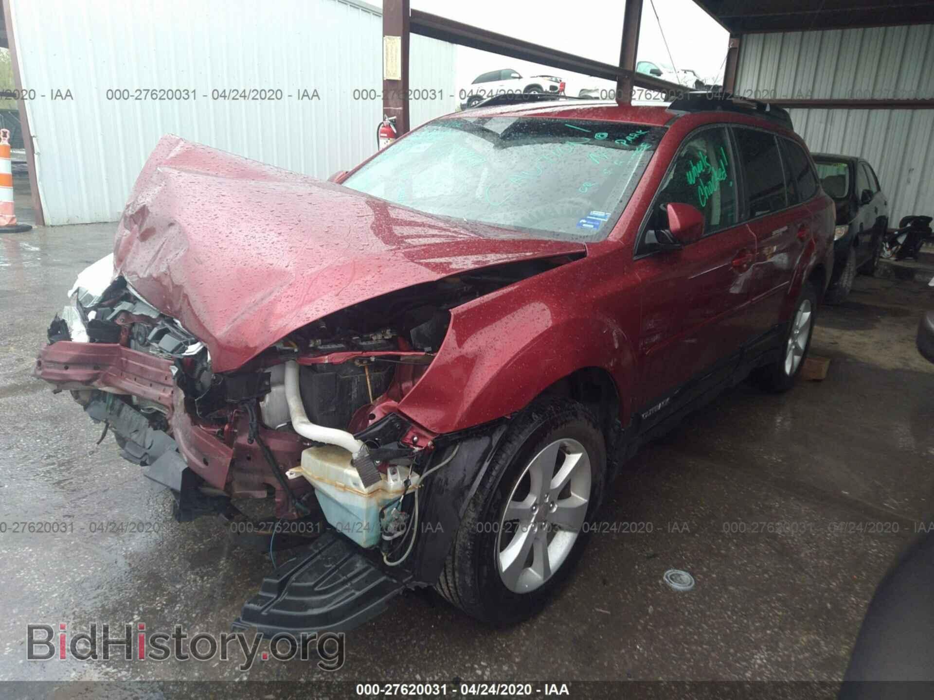 2013 SUBARU OUTBACK - VIN: 4S4BRBCC3D3289360 - Фото 2
