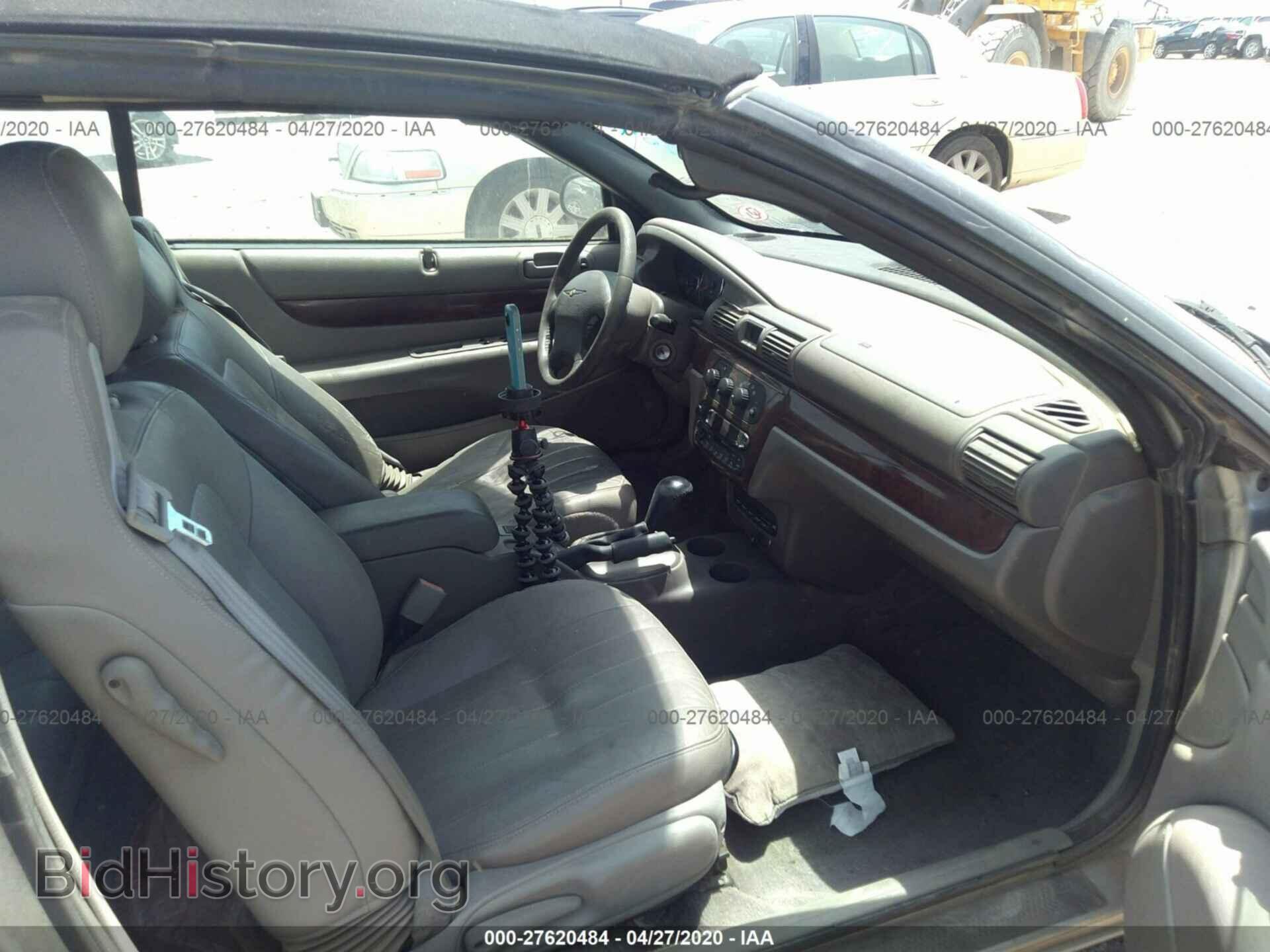 2002 CHRYSLER SEBRING - VIN: 1C3EL55R42N301835 - Фото 5