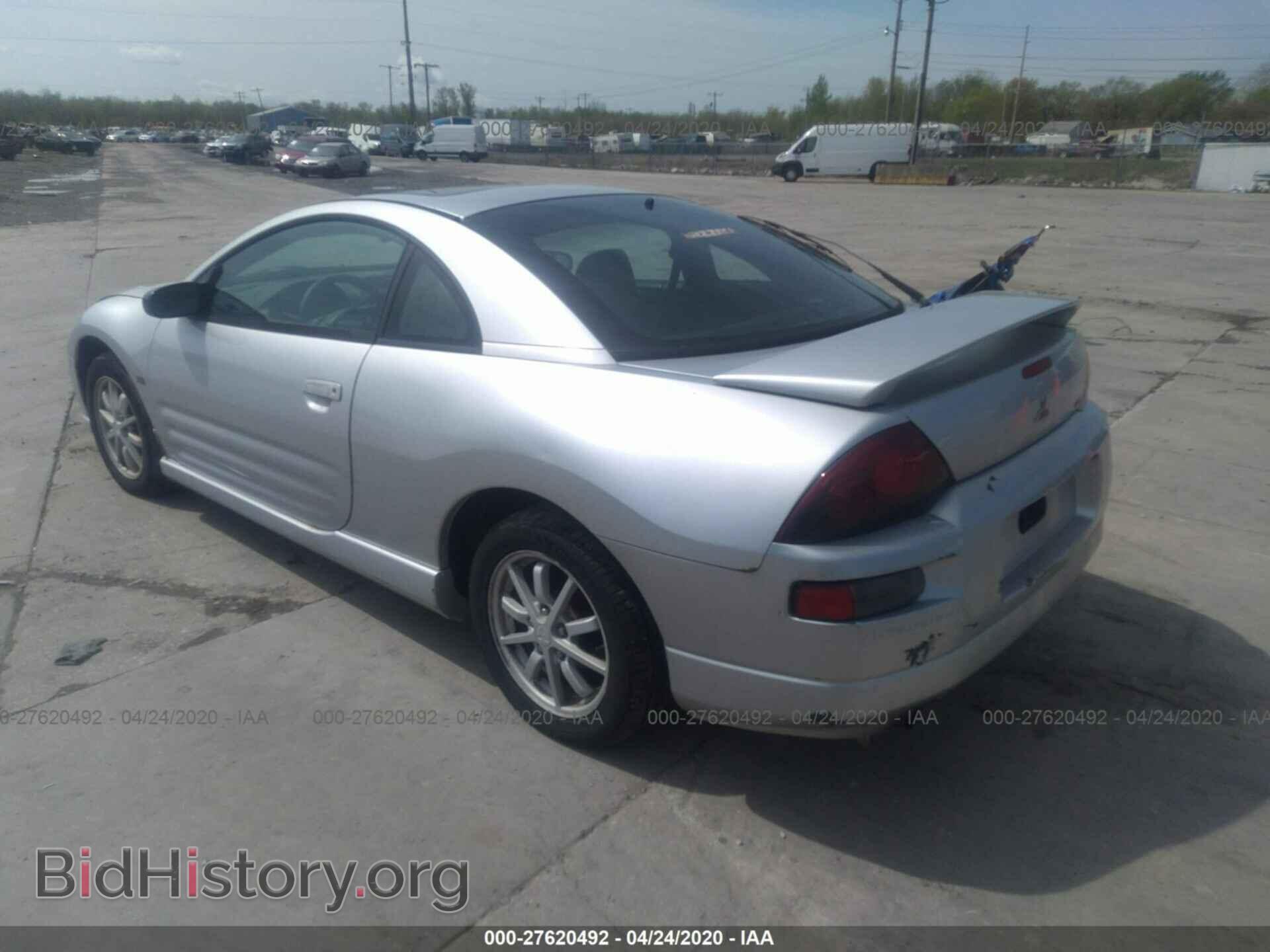 2000 MITSUBISHI ECLIPSE - VIN: 4A3AC54L9YE136734 - Фото 3