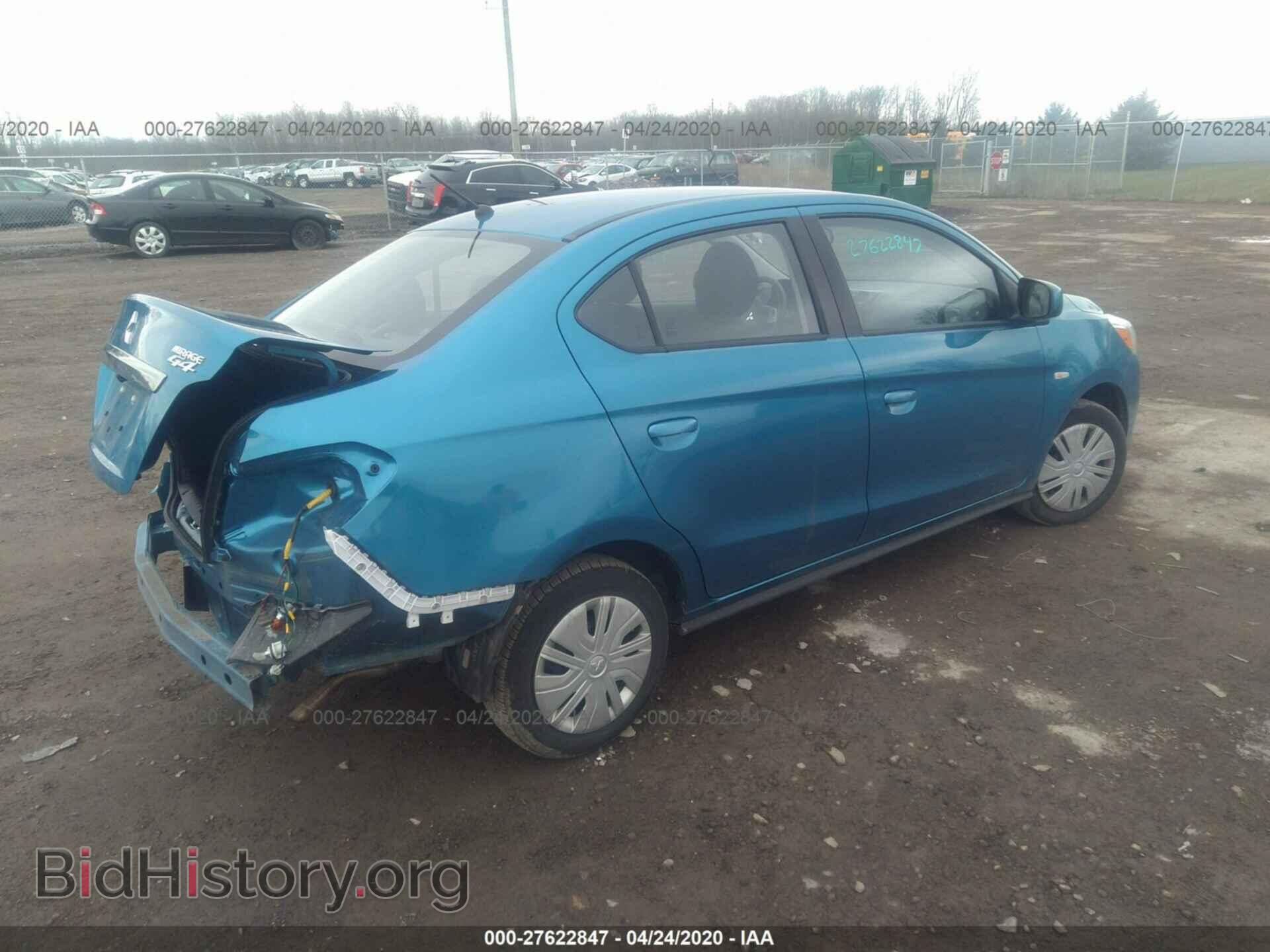 2019 MITSUBISHI MIRAGE - VIN: ML32F3FJ3KHF10555 - Фото 4