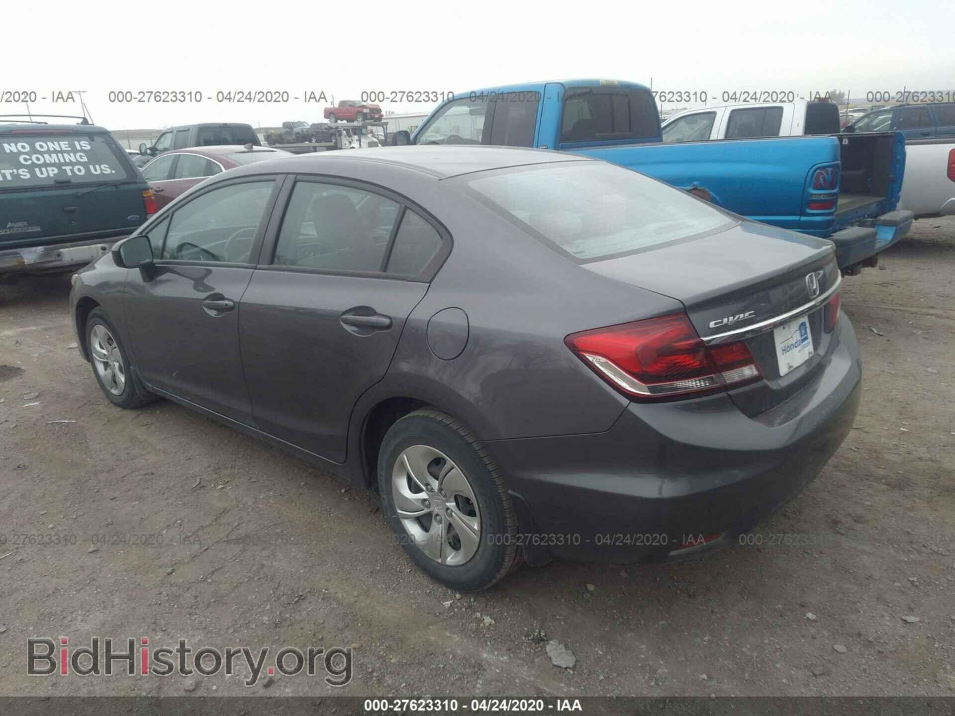 2014 HONDA CIVIC - VIN: 19XFB2F52EE070195 - Фото 3