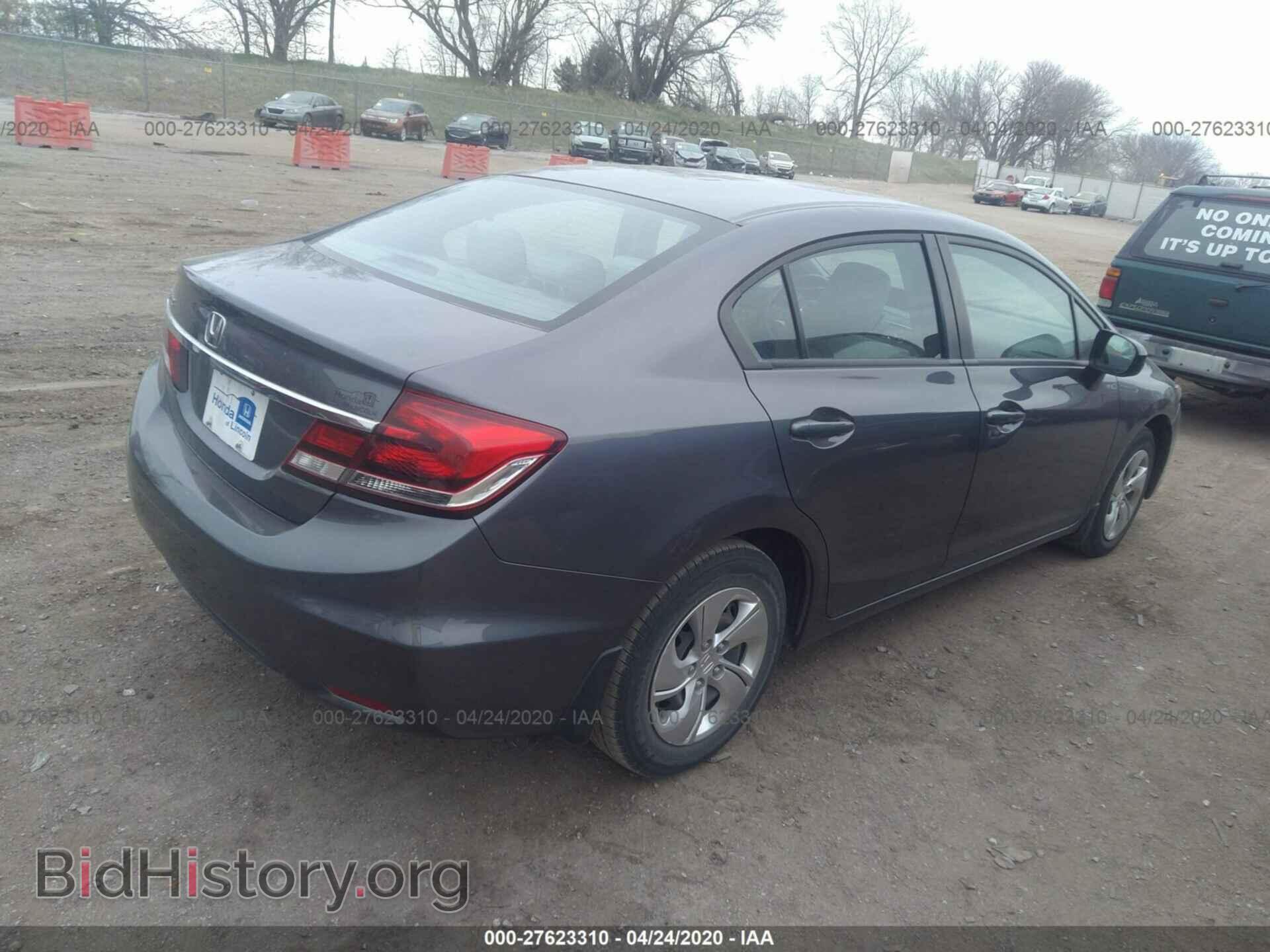2014 HONDA CIVIC - VIN: 19XFB2F52EE070195 - Фото 4