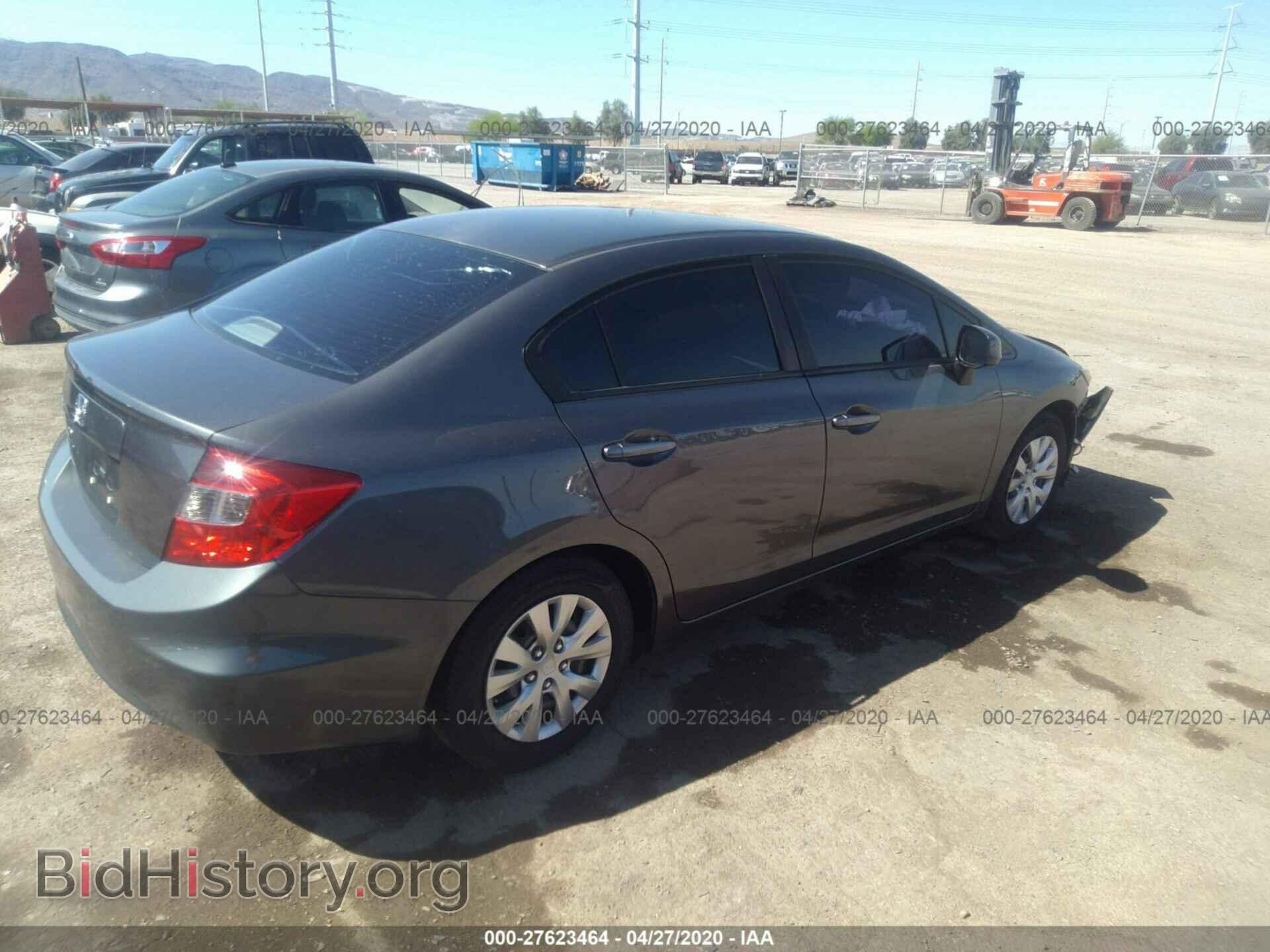 2012 HONDA CIVIC SDN - VIN: 2HGFB2F50CH595565 - Фото 4