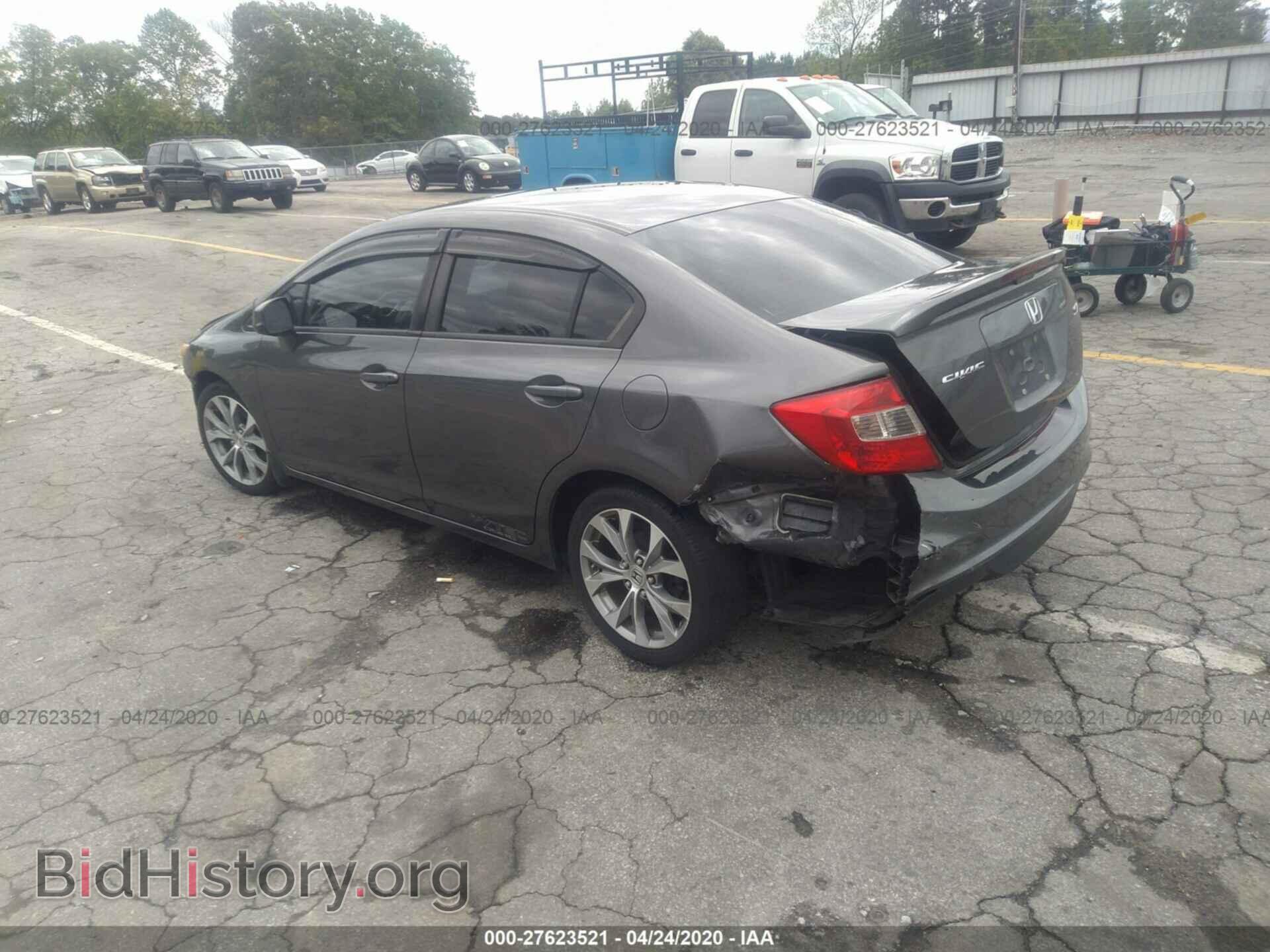 2012 HONDA CIVIC - VIN: 2HGFB6E56CH705575 - Фото 3