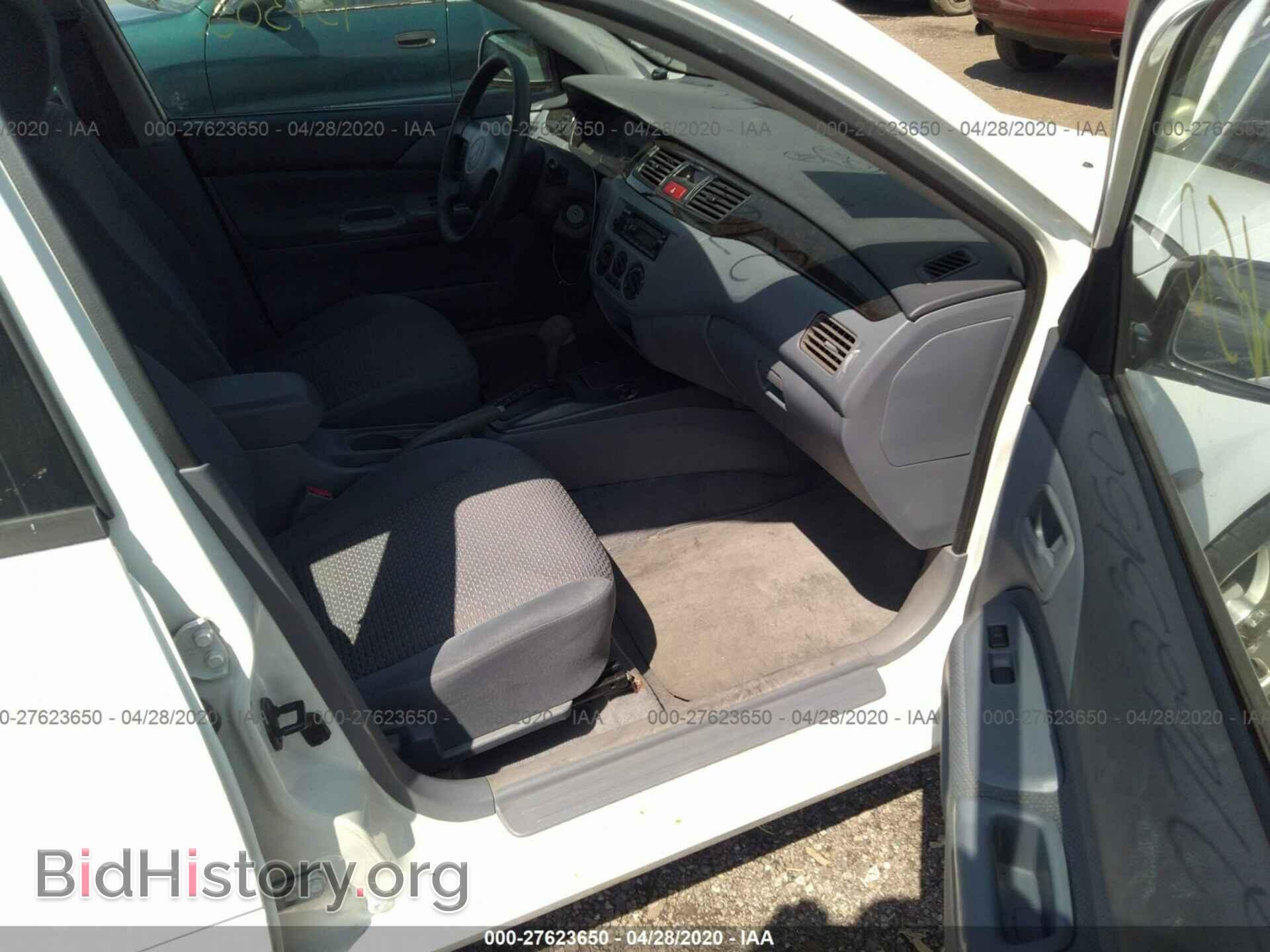2002 MITSUBISHI LANCER - VIN: JA3AJ26E72U011202 - Photo 5