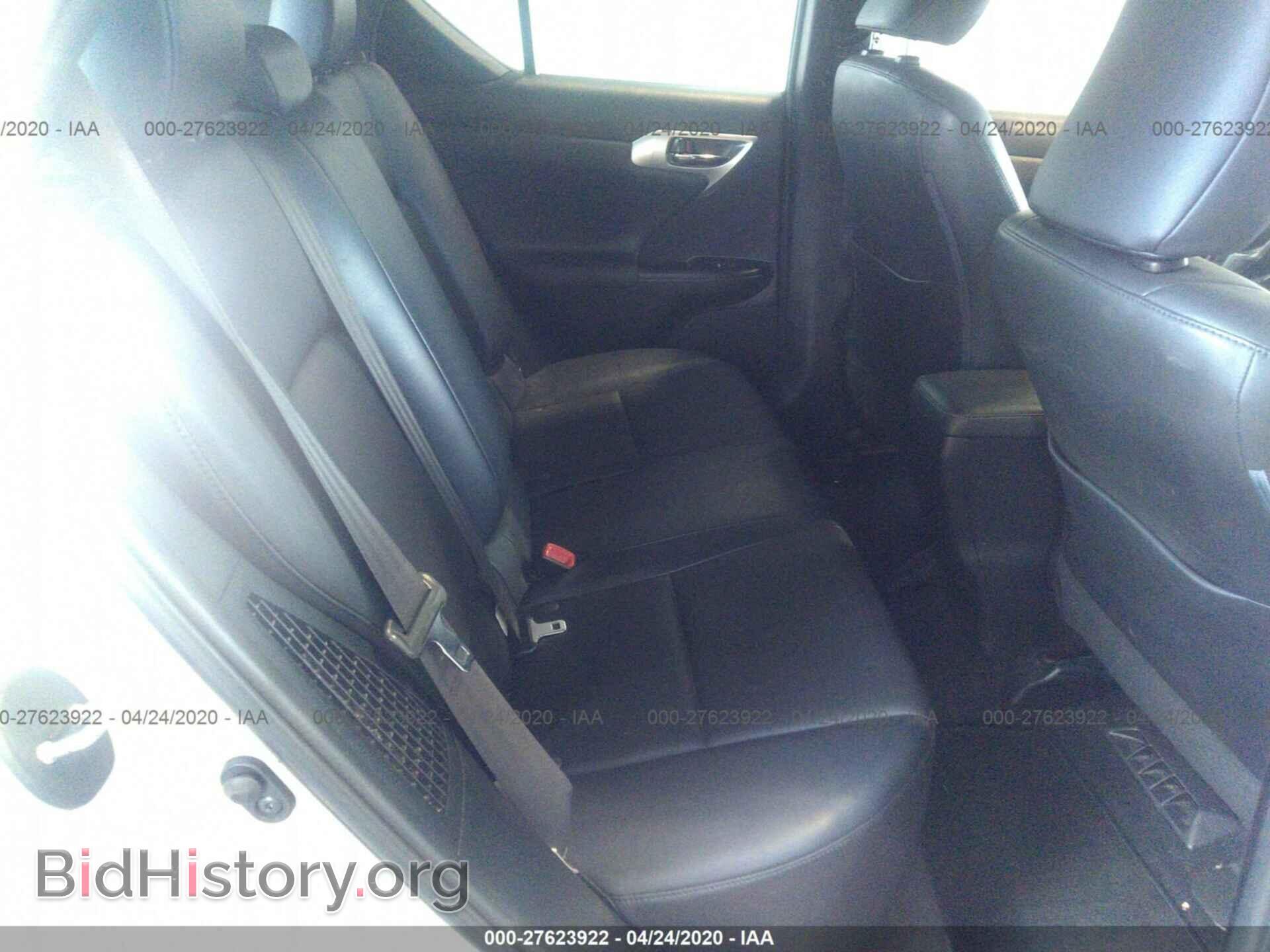 2012 LEXUS CT - VIN: JTHKD5BHXC2078502 - Фото 8