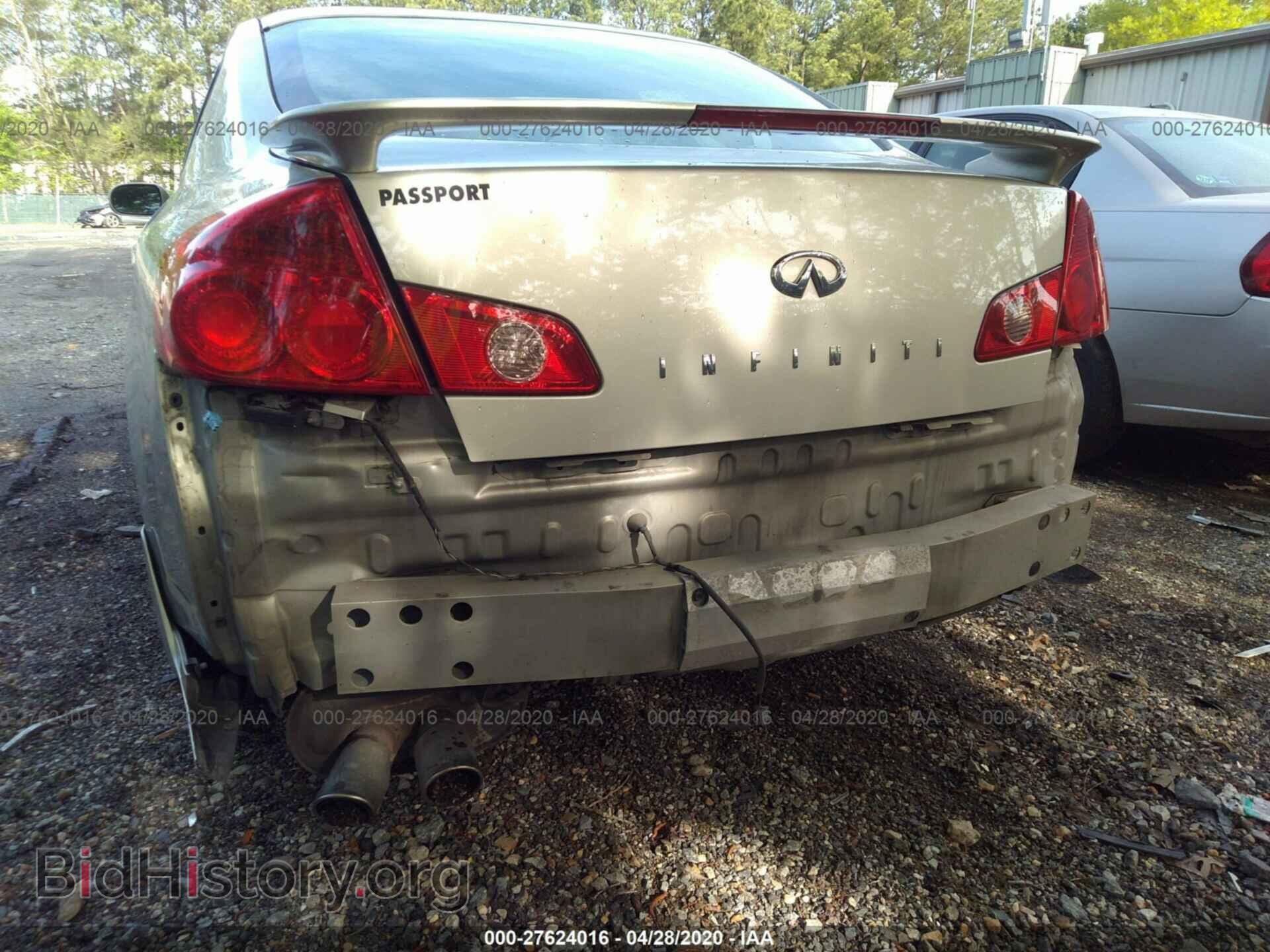 2006 INFINITI G35 - VIN: JNKCV51E56M515744 - Фото 6