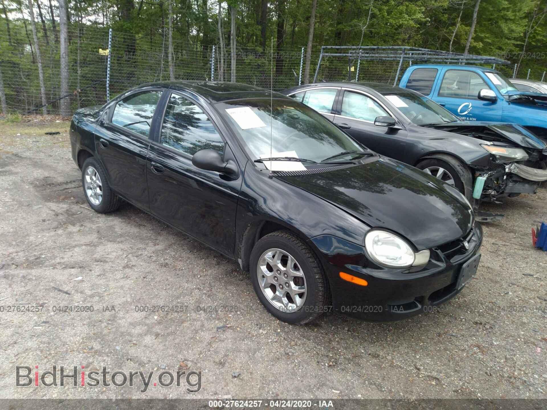 Photo 1B3AS46CX2D532179 - DODGE NEON 2002