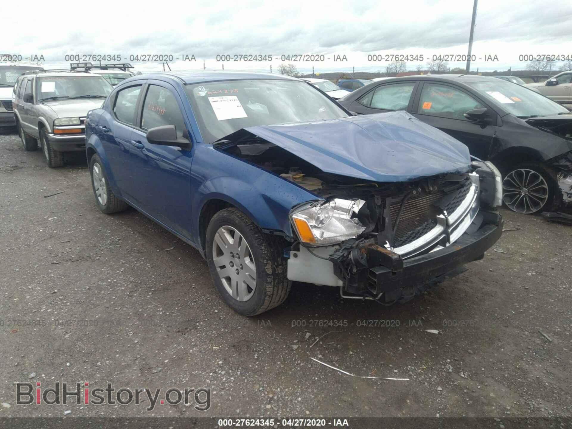 Photo 1C3CDZAB1CN275278 - DODGE AVENGER 2012