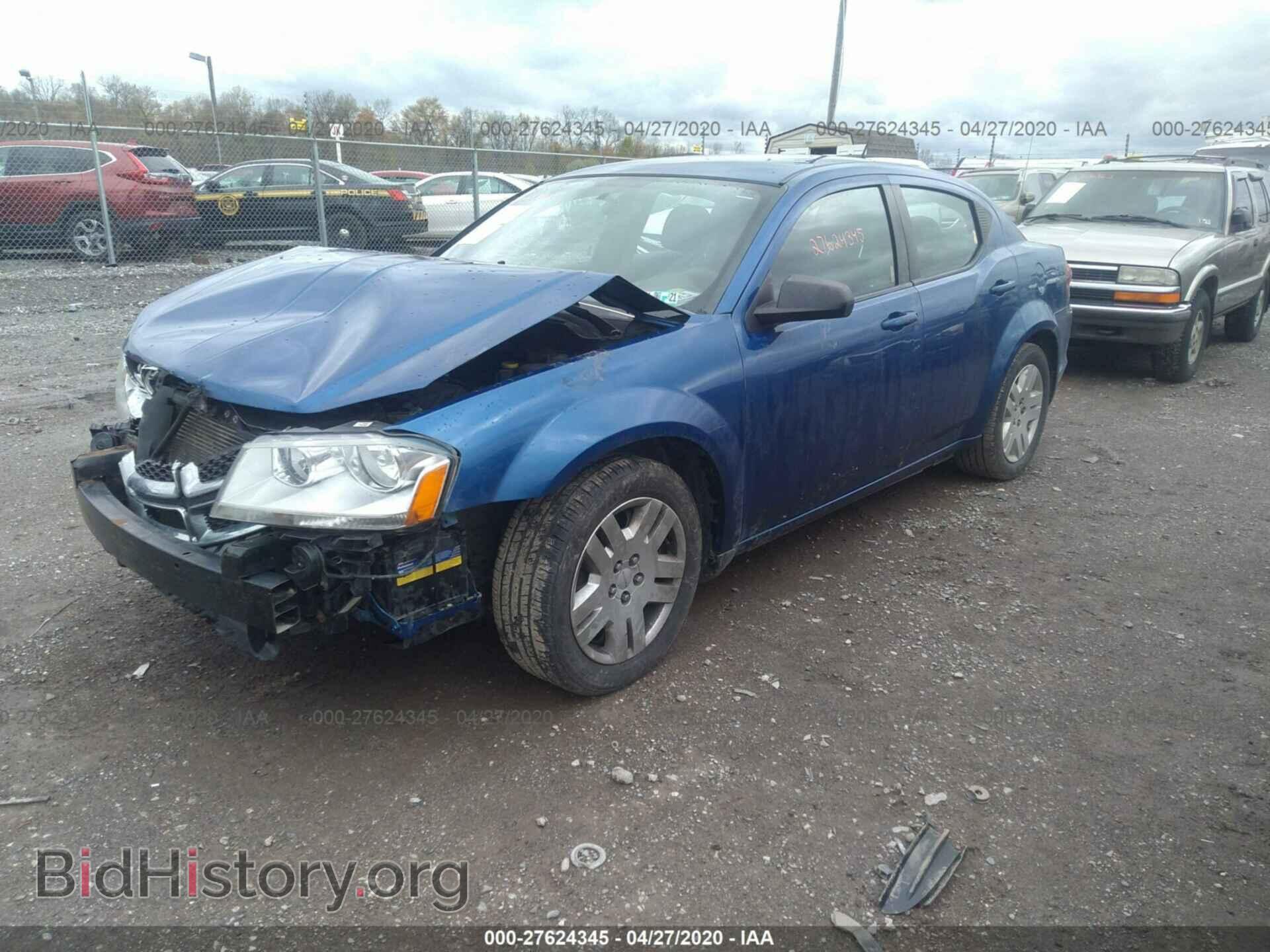 2012 DODGE AVENGER - VIN: 1C3CDZAB1CN275278 - Фото 2