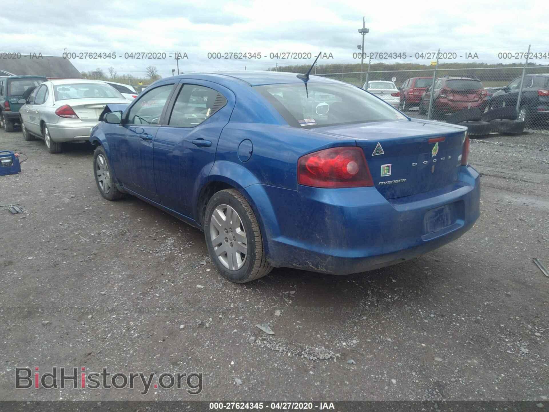 2012 DODGE AVENGER - VIN: 1C3CDZAB1CN275278 - Фото 3