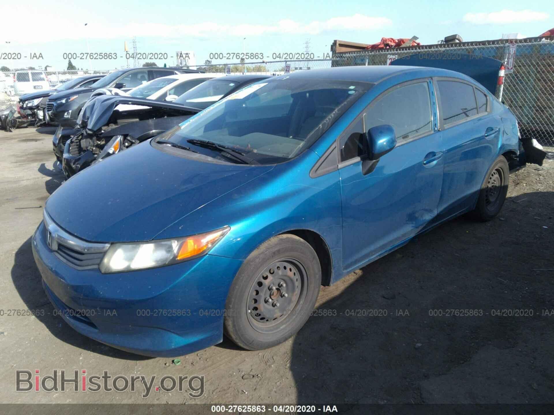 Photo 2HGFB2F52CH543404 - HONDA CIVIC 2012