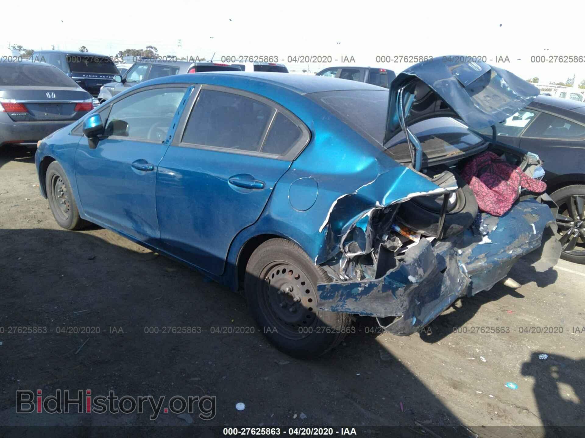 2012 HONDA CIVIC - VIN: 2HGFB2F52CH543404 - Фото 2