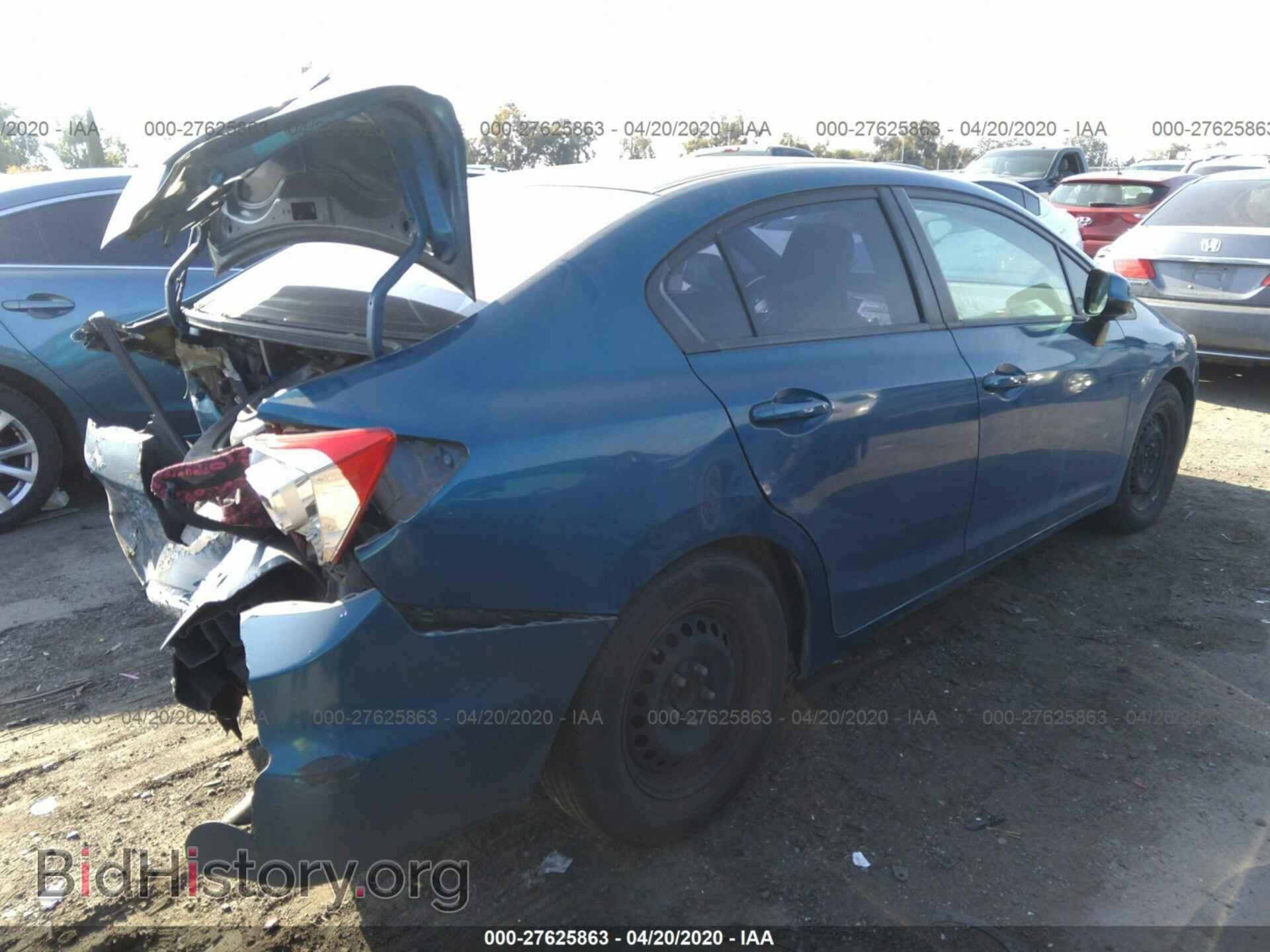 2012 HONDA CIVIC - VIN: 2HGFB2F52CH543404 - Фото 3